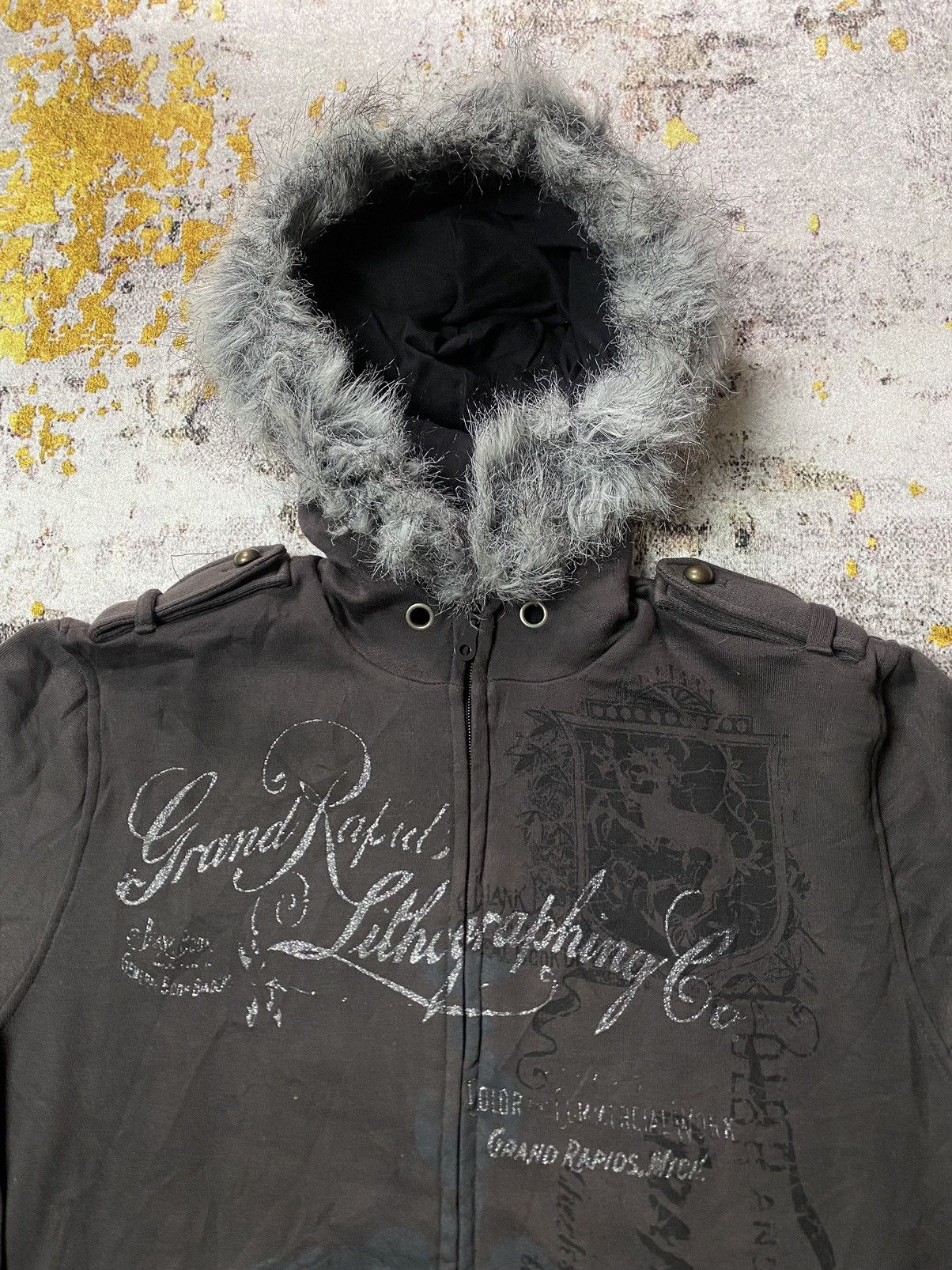 If Six Was Nine Japanes Center Clease Fur Hoodie If6was9 Lgb Style Size US L / EU 52-54 / 3 - 4 Thumbnail