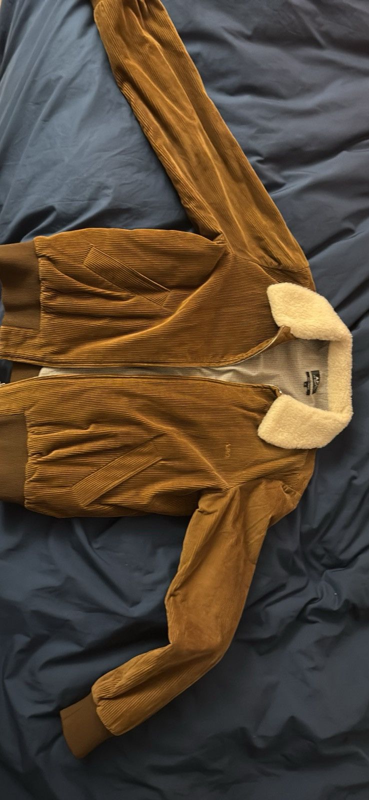 A.P.C. APC. - Gilles Fleece-Trimmed Padded Cotton-Corduroy Jacket Size US M / EU 48-50 / 2 - 1 Preview