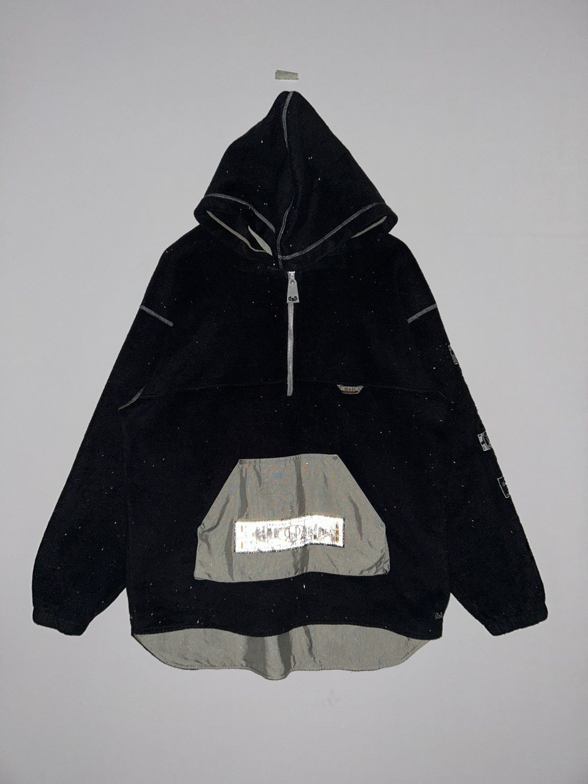 Japanese Brand ⚡️Vintage Roux Di Perfe Fleece Hoodies Half Zipper Sweatshirt Size US L / EU 52-54 / 3 - 11 Thumbnail