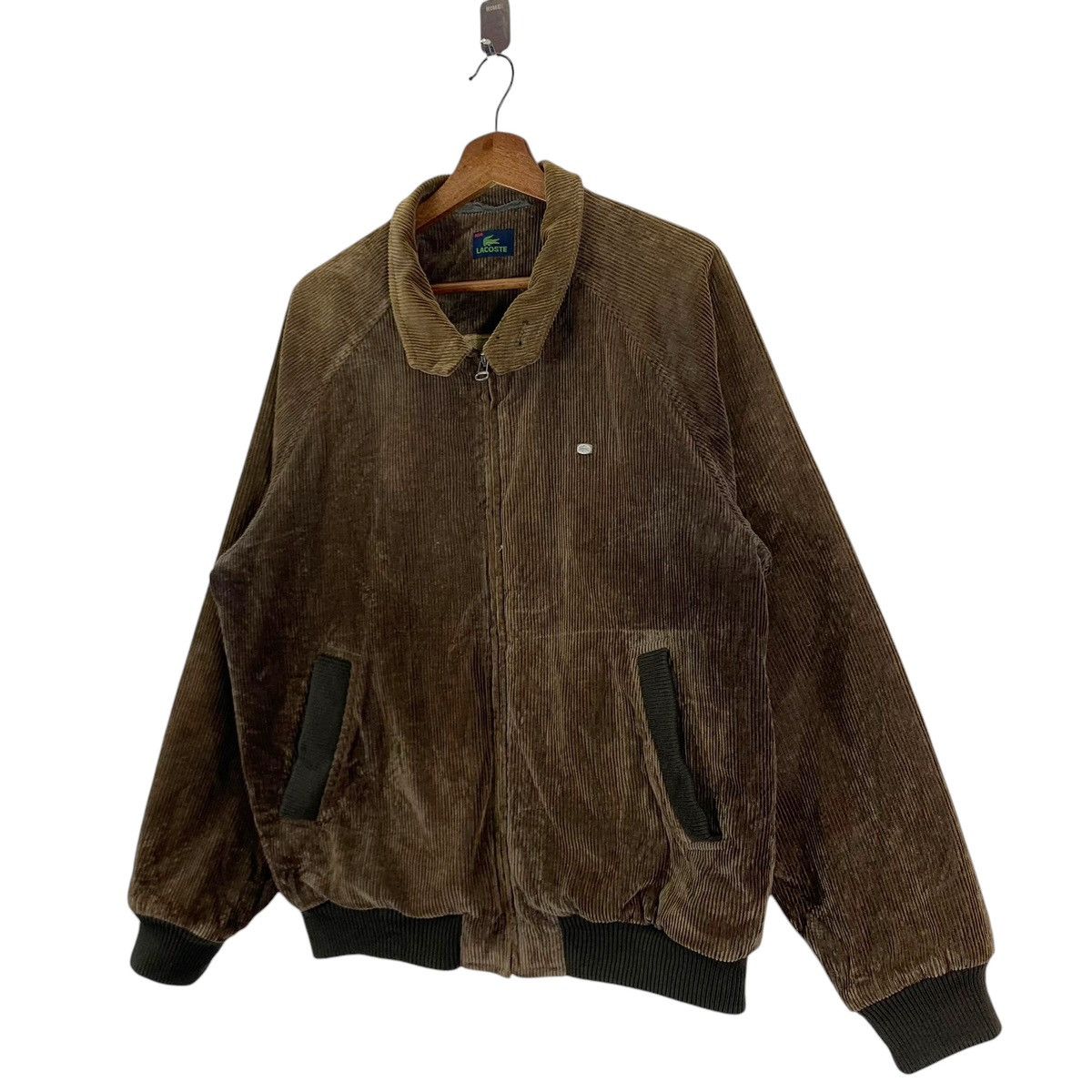 Lacoste × Vintage VINTAGE LACOSTE SPORTSWEAR CORDUROY BOMBER JACKET Size US L / EU 52-54 / 3 - 2 Thumbnail