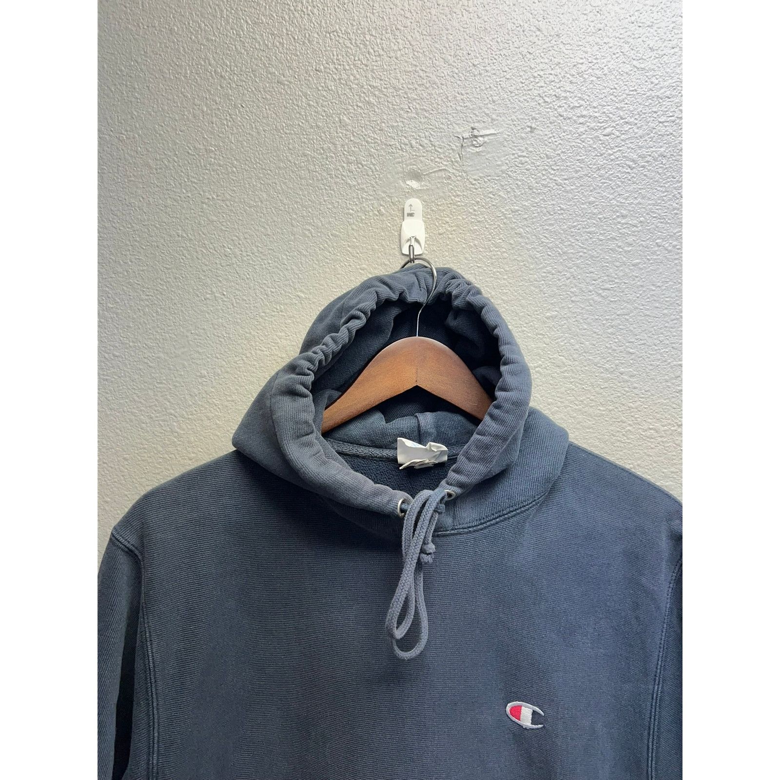 Champion Champion Reverse Weave Blue Hoodie Outerwear Medium Men's M Size US M / EU 48-50 / 2 - 6 Thumbnail