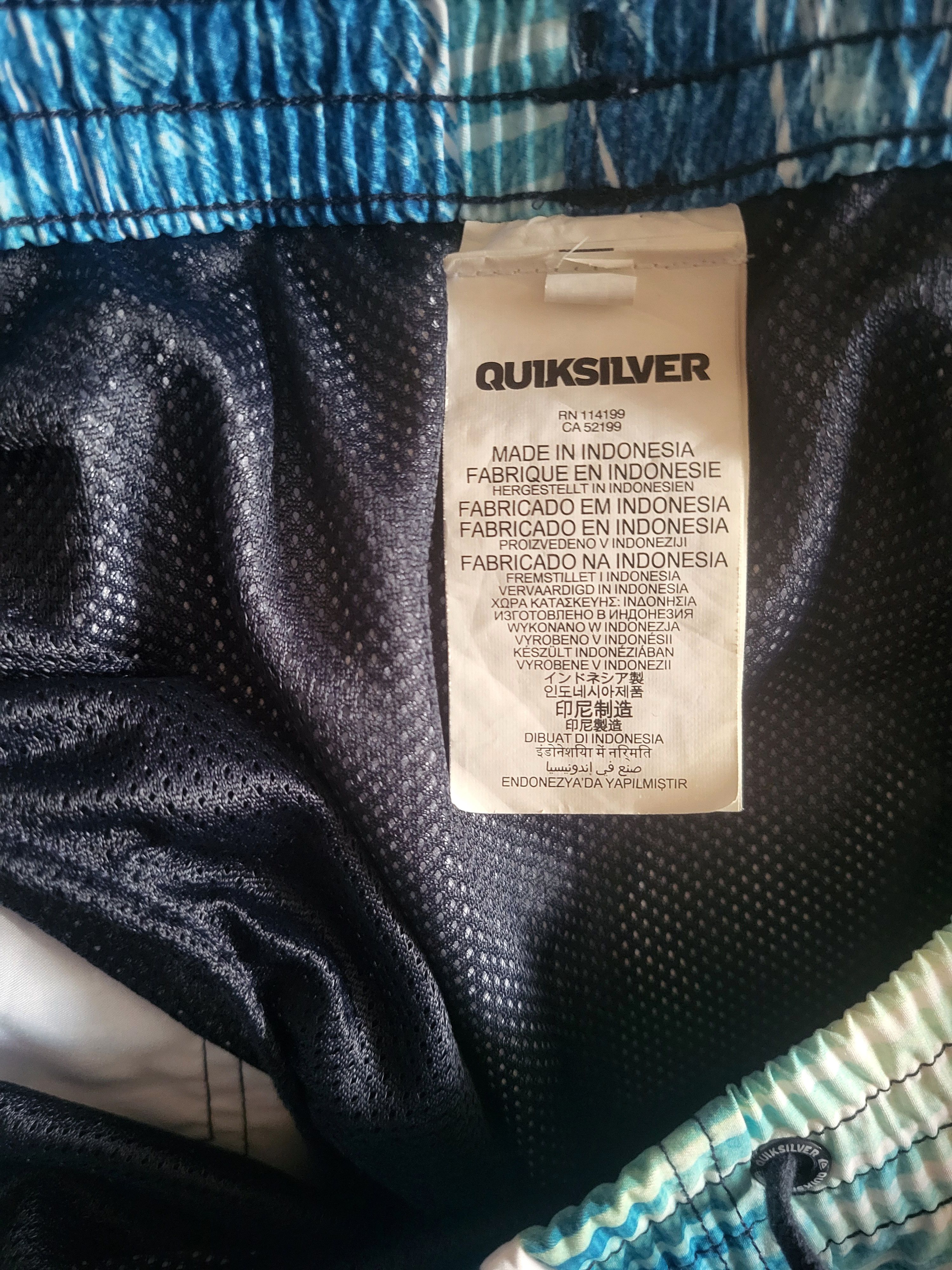 Quiksilver Vintage QUIKSILVER OVER PRINT Japanese style Shorts Size US 36 / EU 52 - 7 Thumbnail