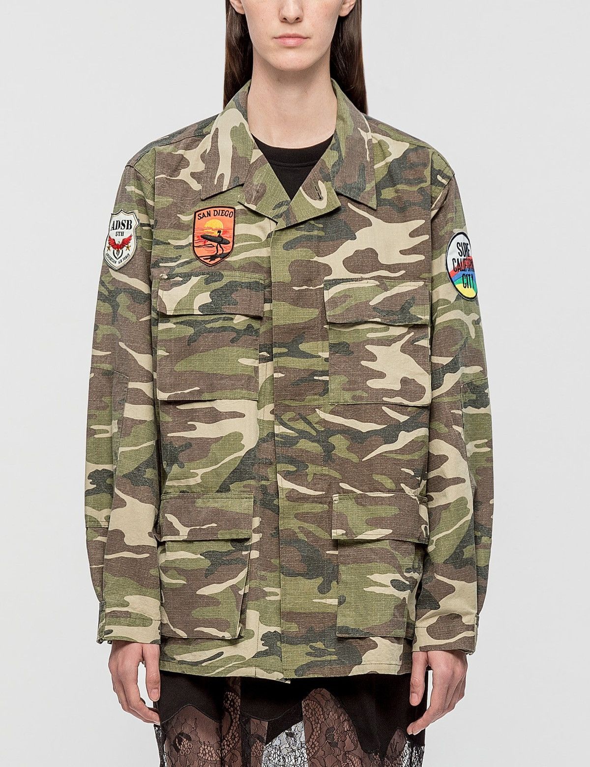 Andersson Bell Andersson Bell SS17 Field Jacket Camouflage Jw Andersson Size US M / EU 48-50 / 2 - 1 Thumbnail