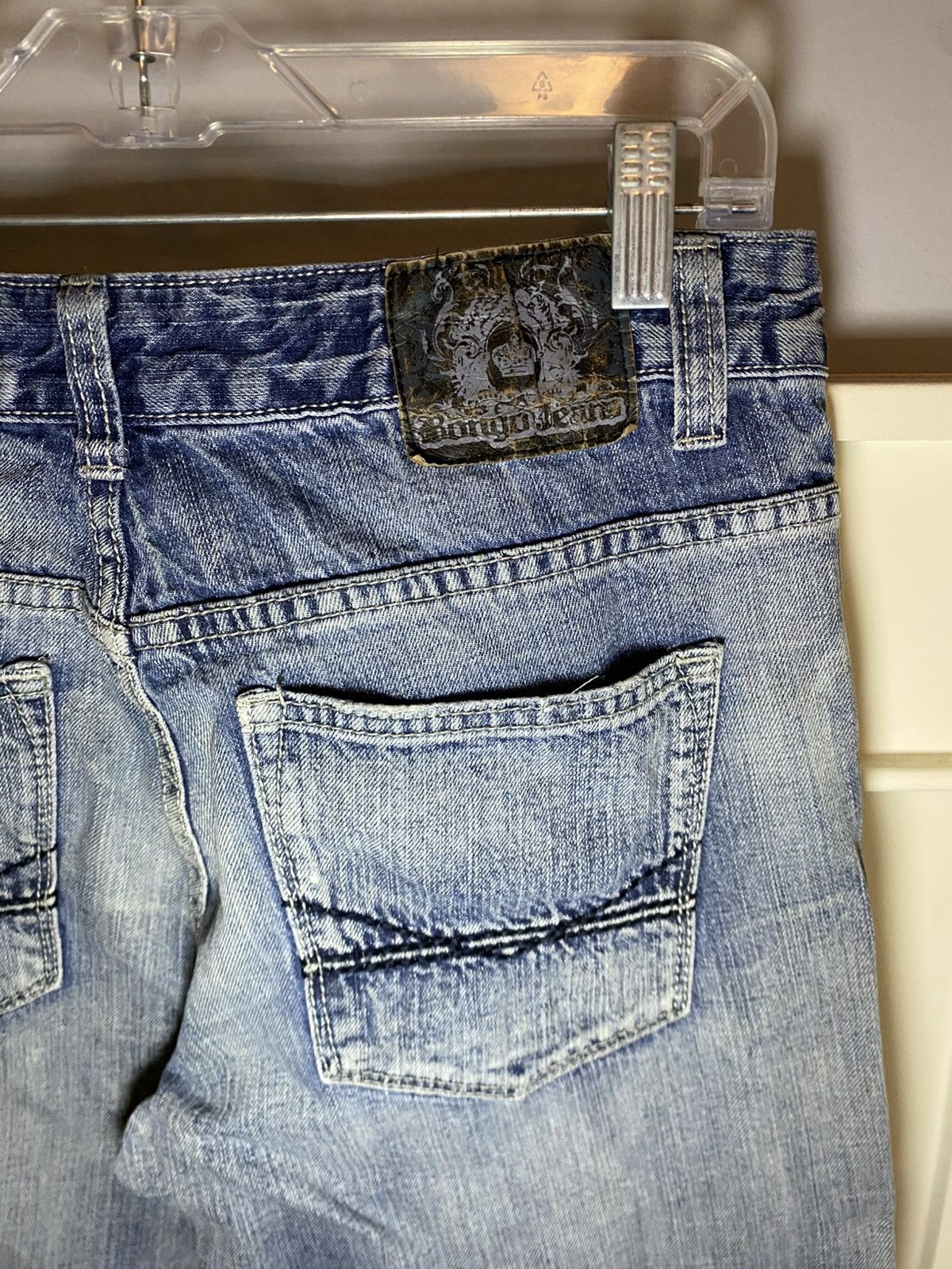 Vintage Vintage Bongo Jeans distressed straight leg jeans Size US 30 / EU 46 - 14 Thumbnail