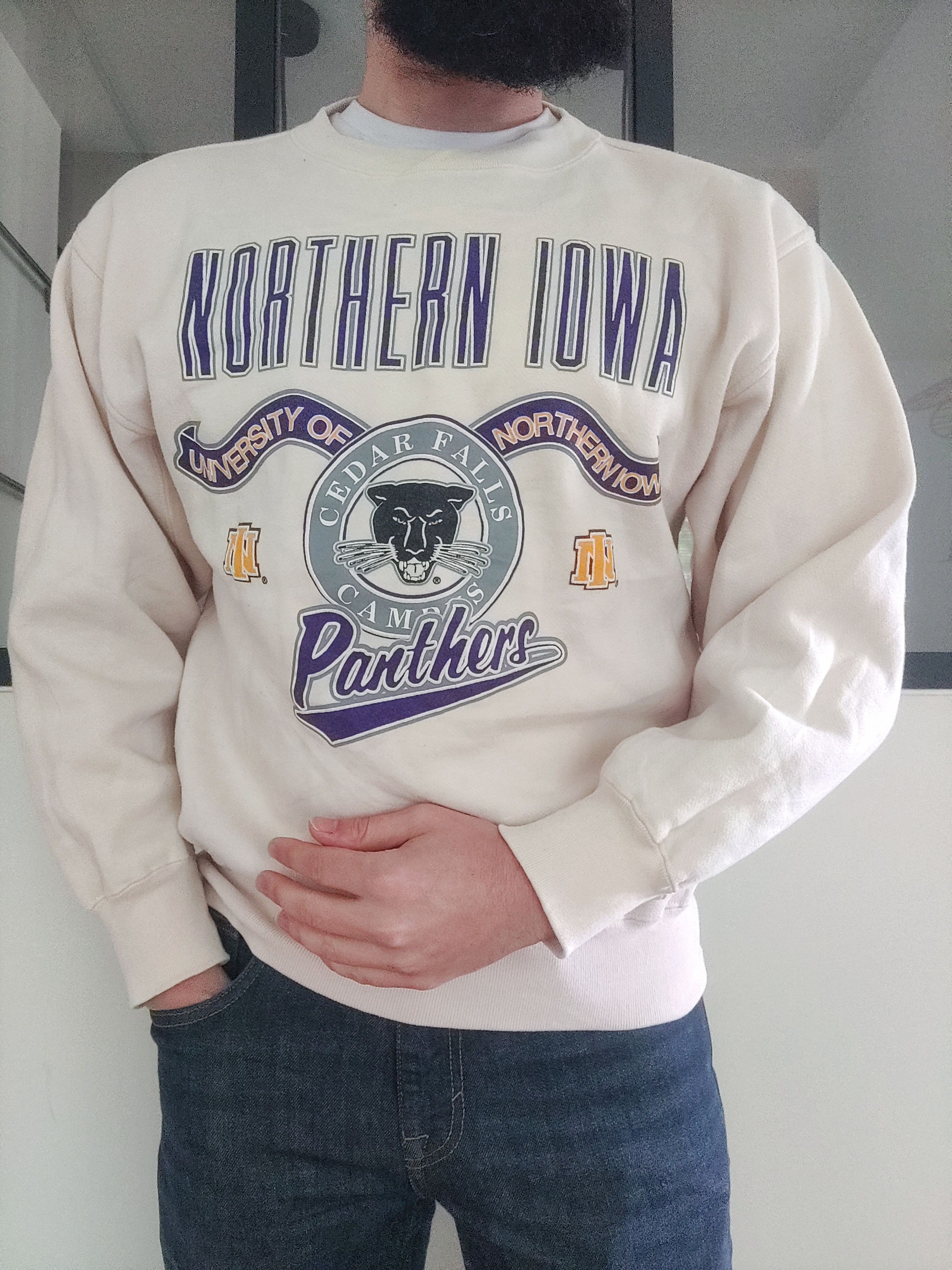 Other Danaggers Northern Iowa Panthers NCAA Vintage 90s Crewneck M Size US M / EU 48-50 / 2 - 2 Thumbnail