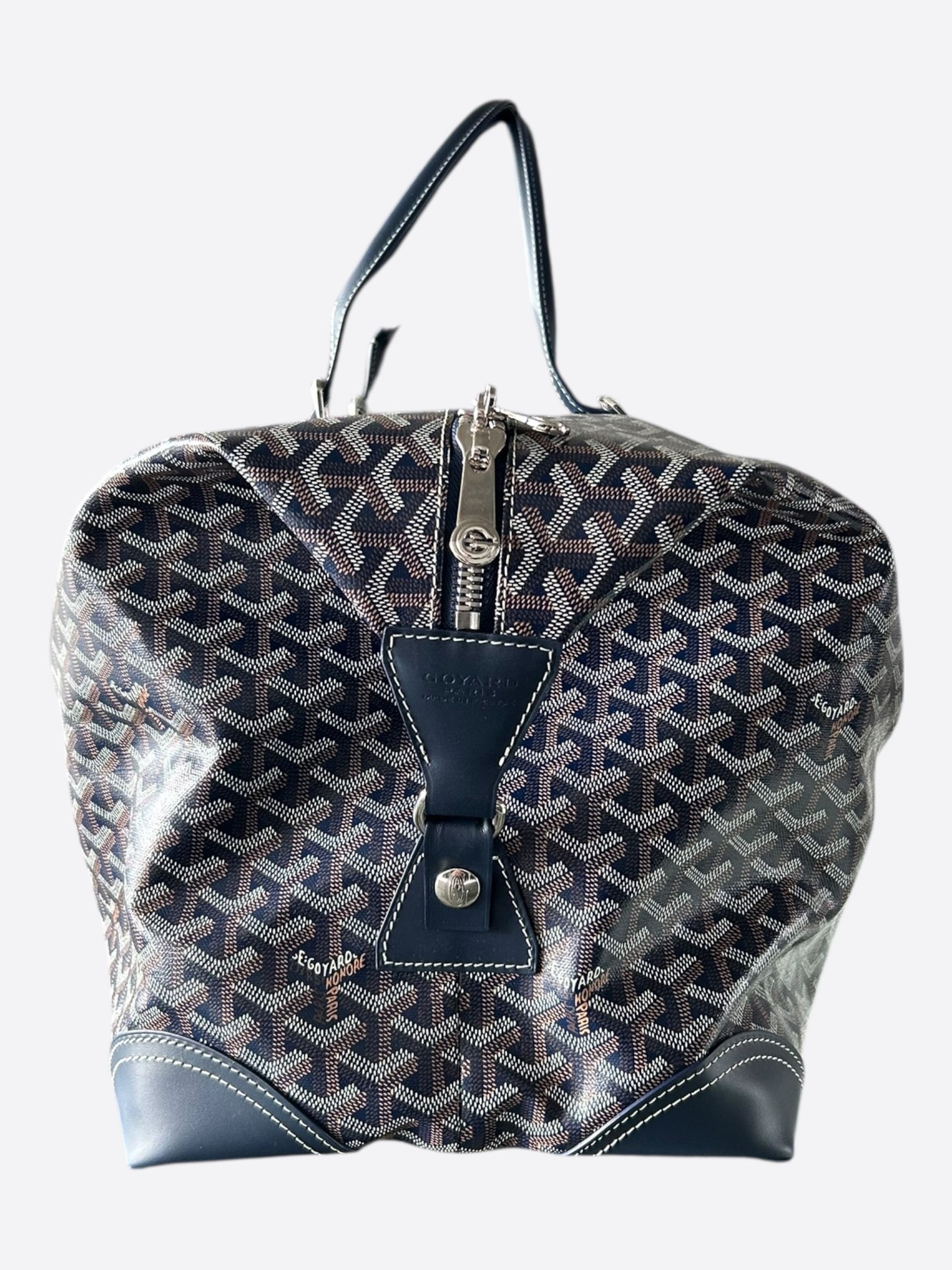 Goyard Goyard Navy Boeing 55 Duffel Bag Size ONE SIZE - 4 Thumbnail