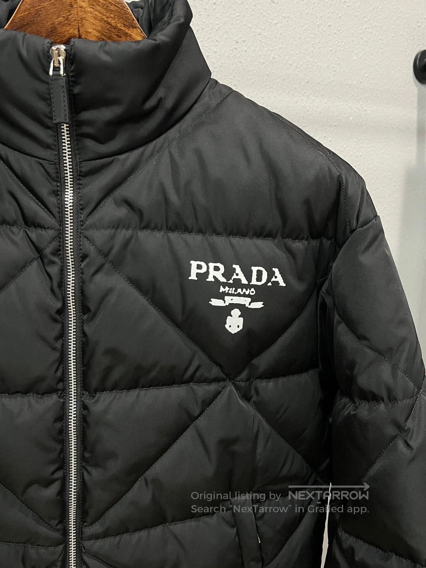 Prada black quilted down jacket by Prada. Size XS / US 0-2 / IT 36-38 - 3 Thumbnail