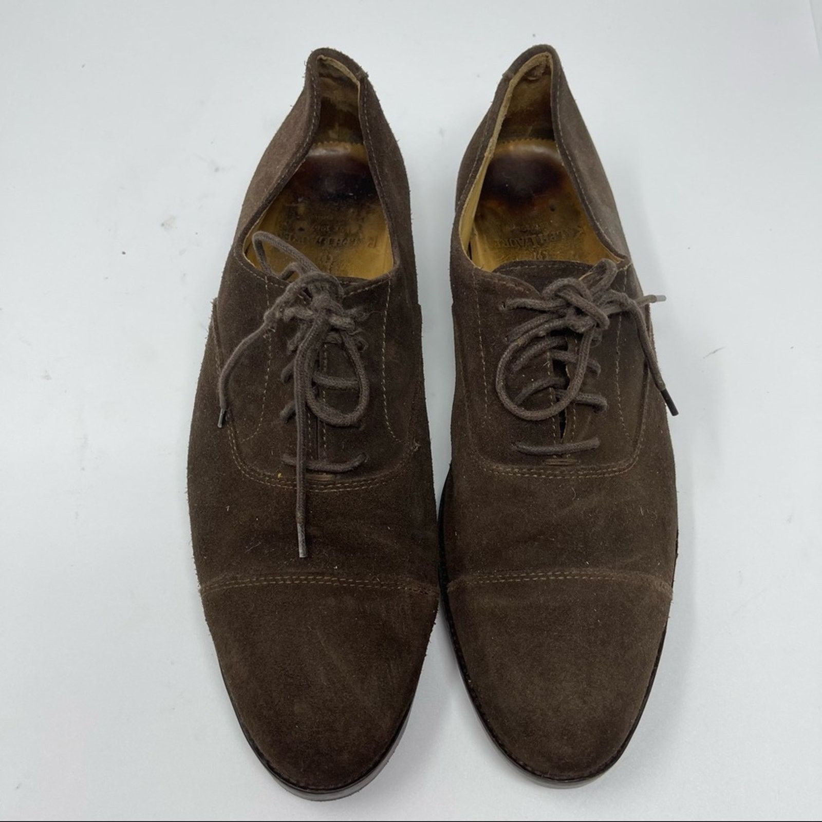 Ralph Lauren Polo Ralph Lauren brown suede lace up Oxford shoes 9 Size US 9 / EU 42 - 2 Thumbnail