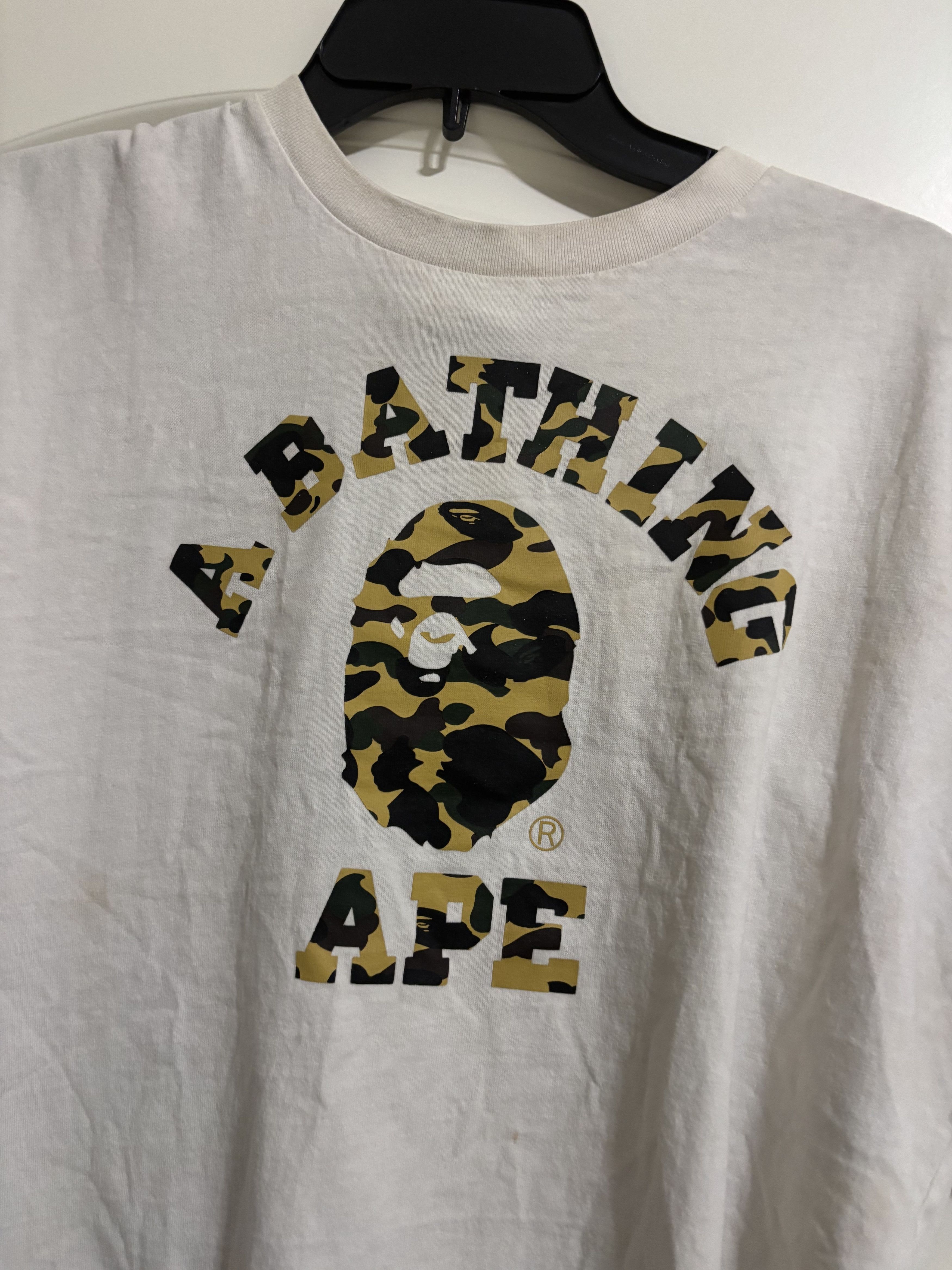 Bape bape green camo tee Size US S / EU 44-46 / 1 - 2 Thumbnail