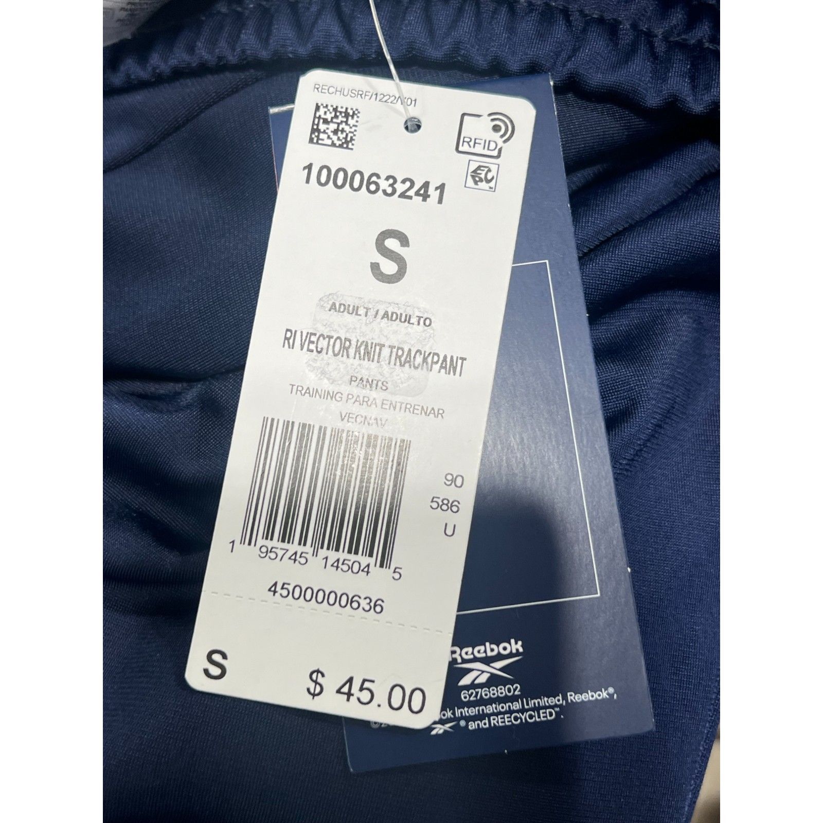 Reebok Reebok - Men's Regular-Fit Identity Vector Drawstring Track Size ONE SIZE - 11 Thumbnail