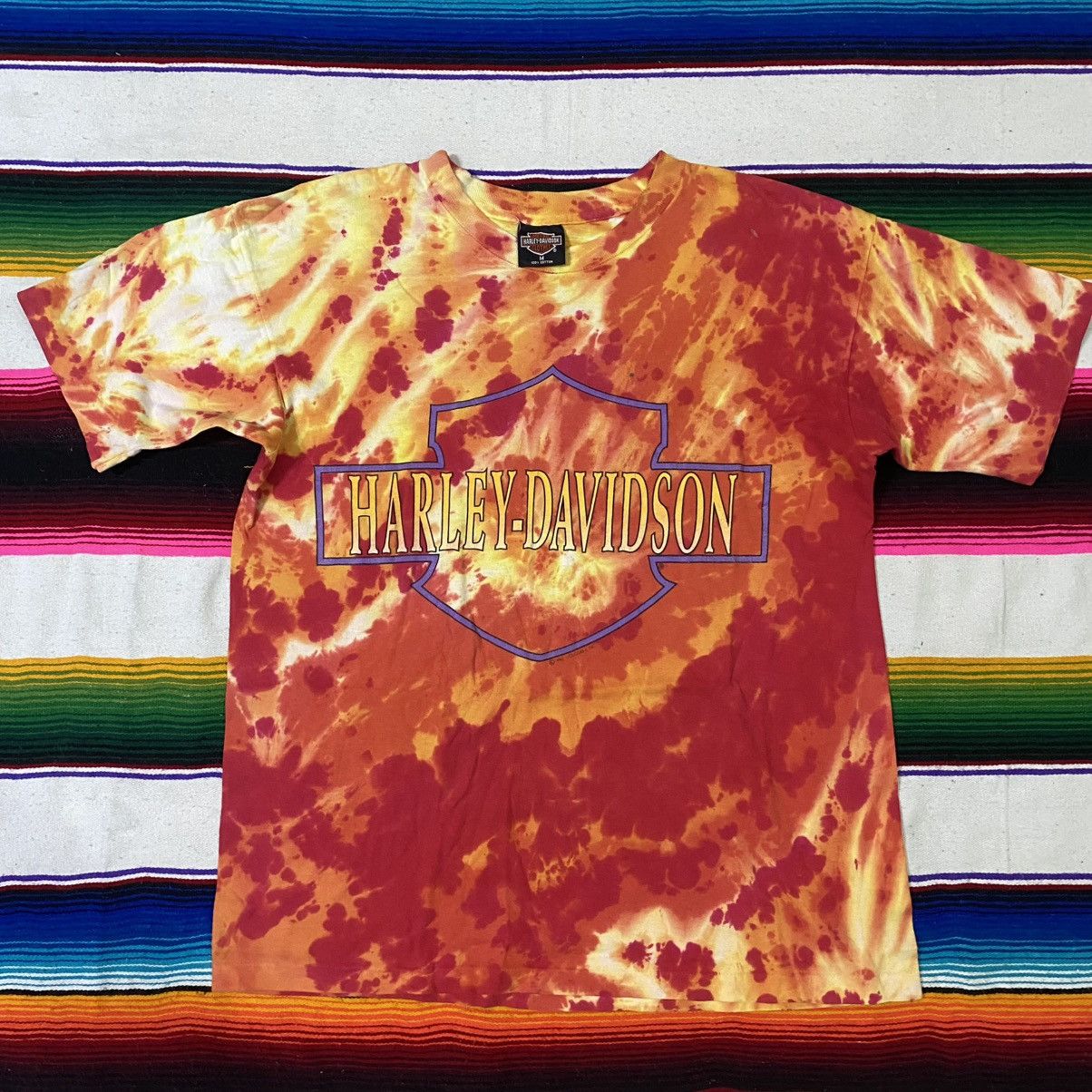Harley Davidson × West Coast Choppers HARLEY DAVIDSON TYE DYE SHIRT Size US M / EU 48-50 / 2 - 1 Thumbnail