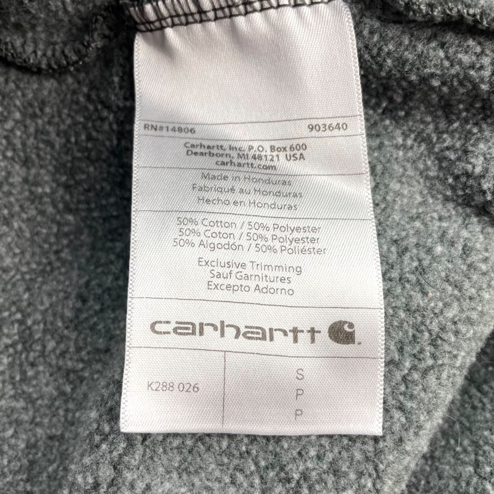Carhartt Carhartt Men's Loose Fit Pullover Hoodie Gray Small Size US S / EU 44-46 / 1 - 6 Thumbnail