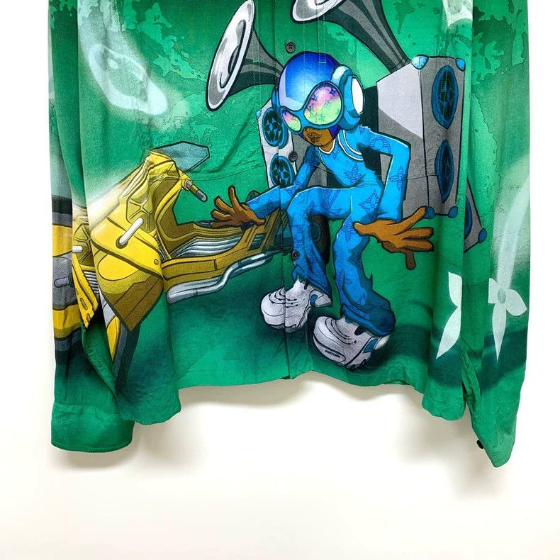 Louis Vuitton Louis Vuitton Alien Stereo Print Shirt Size US XL / EU 56 / 4 - 4 Thumbnail