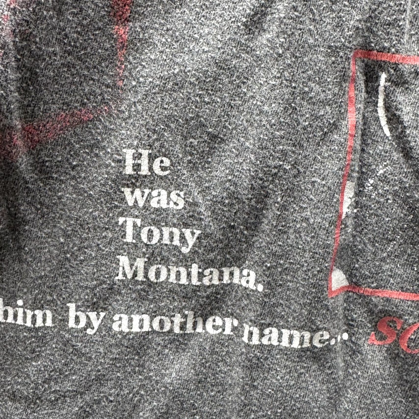 Ripple Junction Ripple Junction Scarface Shirt Mens XL Gray Tony Montana Graphic Tee Movie Size US XL / EU 56 / 4 - 7 Thumbnail
