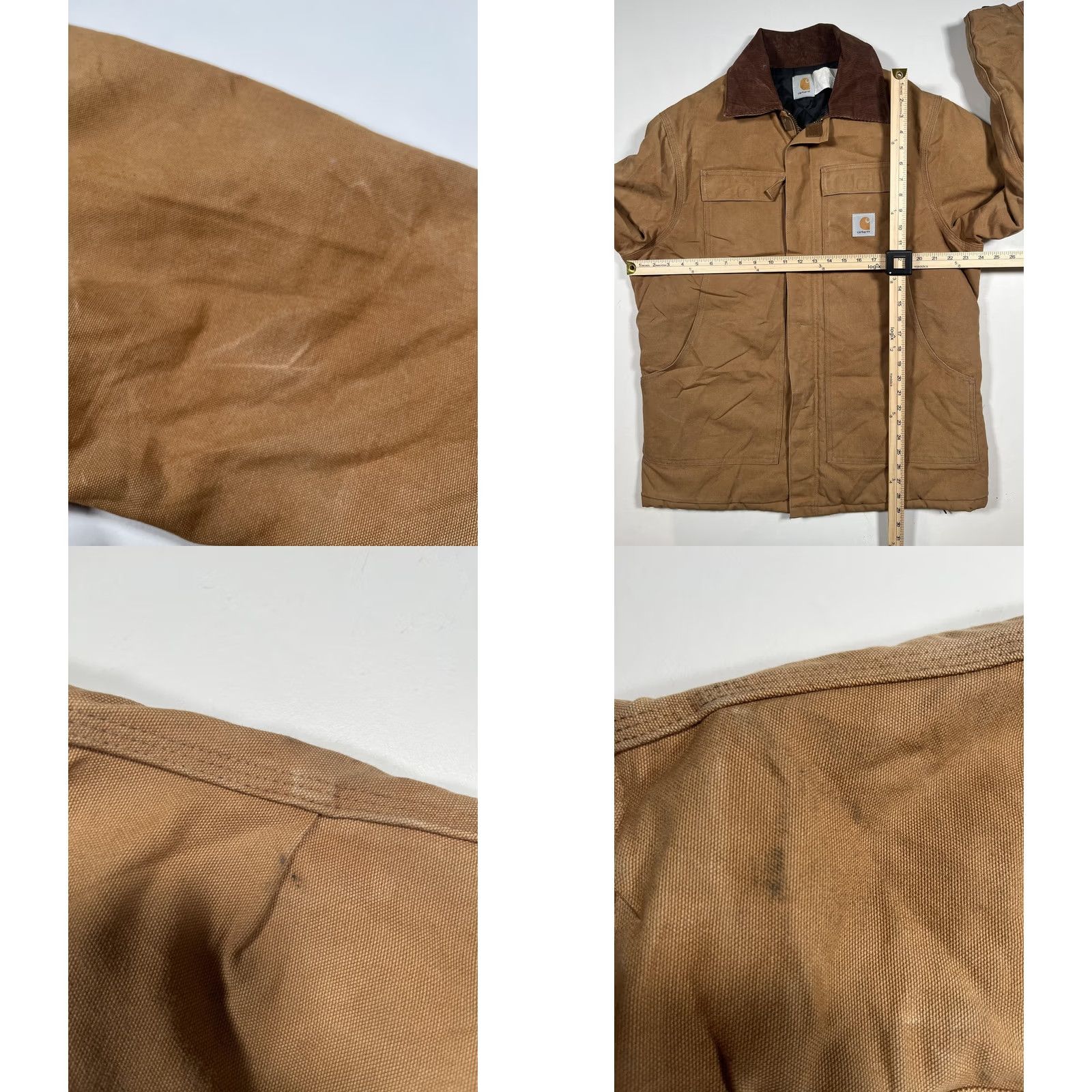 Carhartt VINTAGE Carhartt Coat Mens Brown Canvas Quilted Insulated Workwear USA Read Size US S / EU 44-46 / 1 - 8 Thumbnail