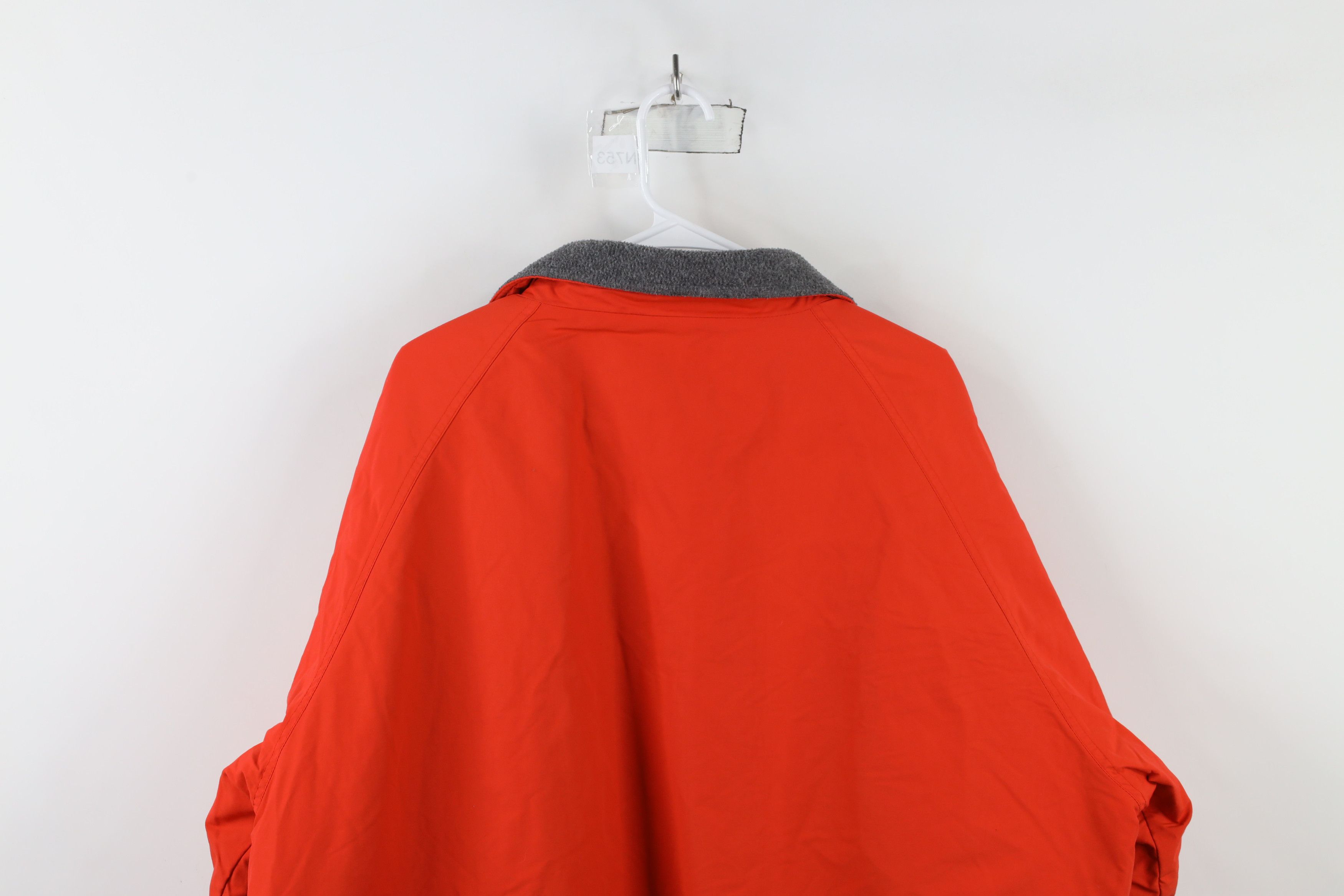 Lands' End × Vintage Vintage 90s Lands End Spell Out Fleece Lined Bomber Jacket Size US XXL / EU 58 / 5 - 14 Thumbnail