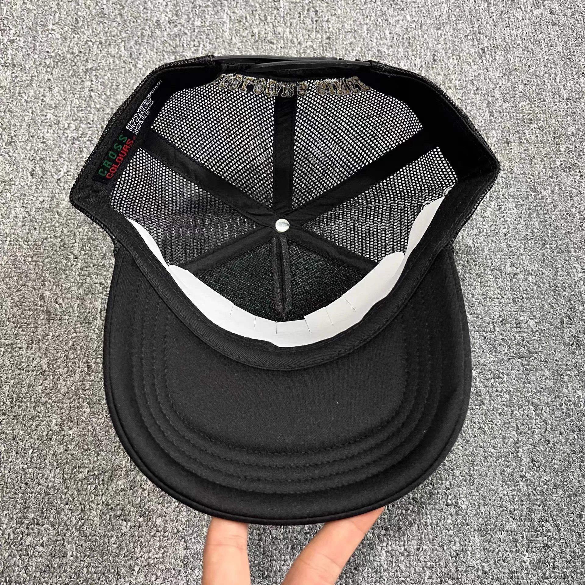 Cross Colours Cross Colours Curved BrimMeshTruckerBaseball Cap Visor Q7 Size ONE SIZE - 3 Thumbnail