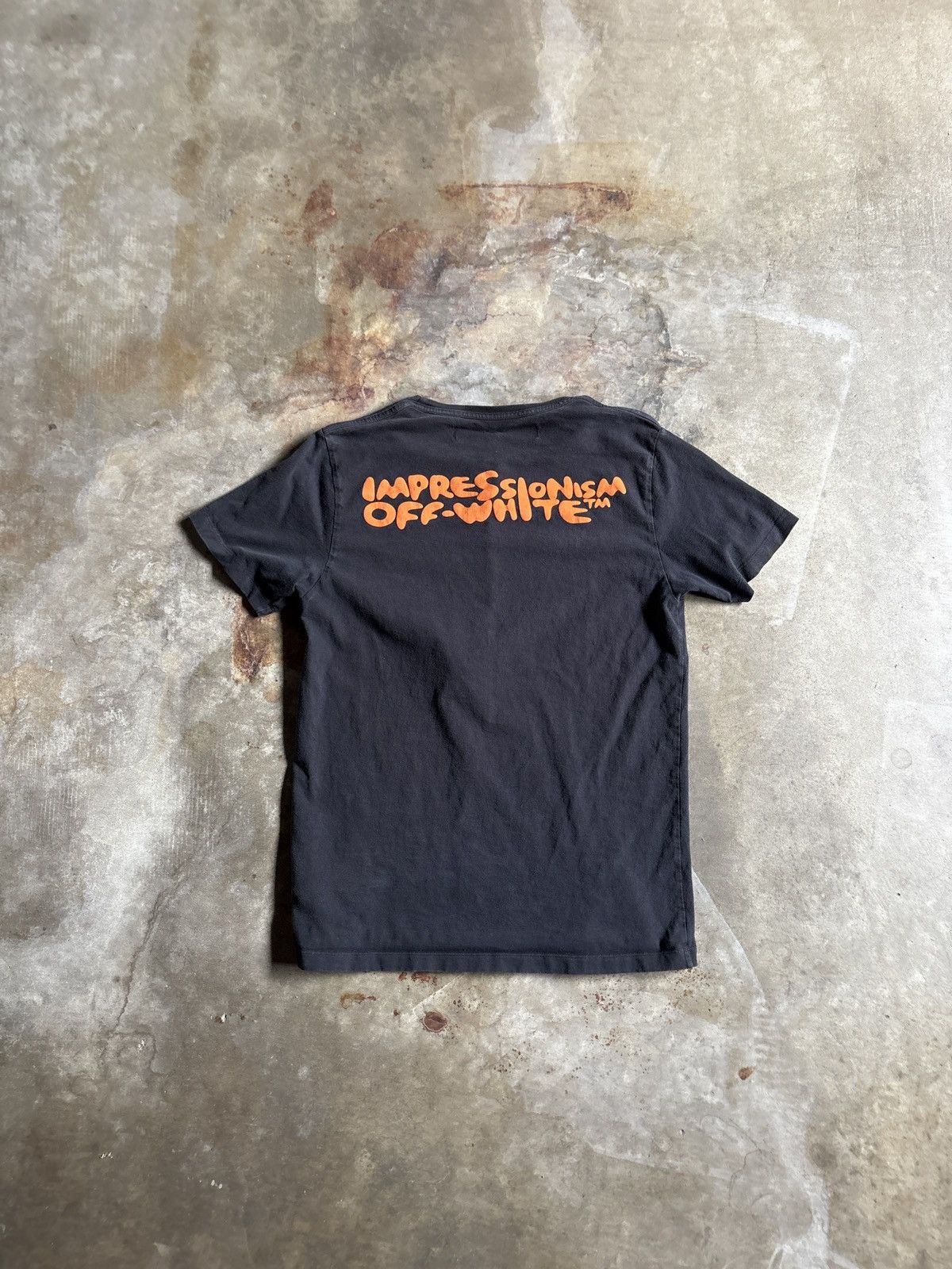 Off-White OFF-WHITE 2018 IMPRESSIONISM TEE Size US M / EU 48-50 / 2 - 2 Thumbnail