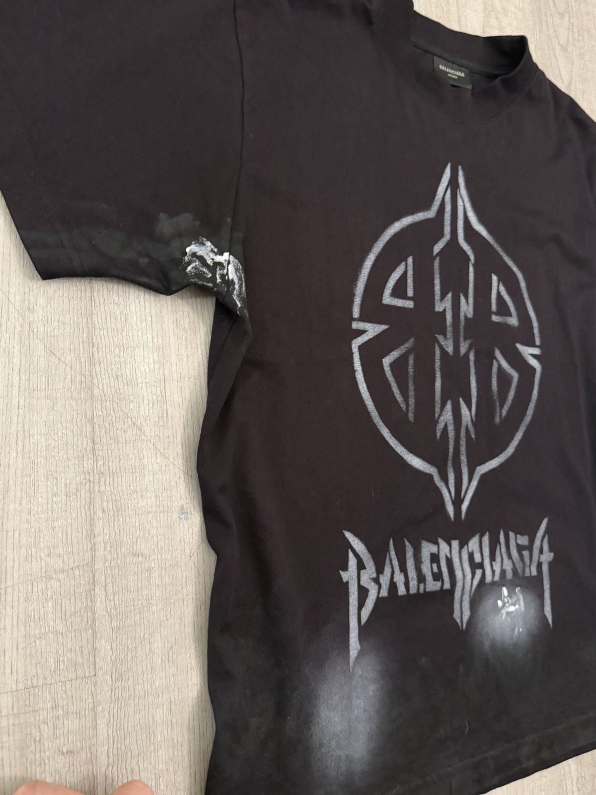 Balenciaga Balenciaga metal BB dyed tee Size US L / EU 52-54 / 3 - 3 Thumbnail