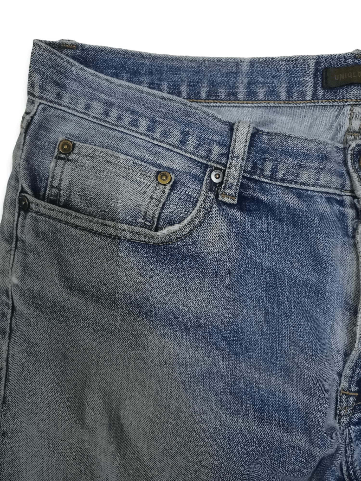 Uniqlo Vintage Japanese Uniqlo Blue Wash Selvedge Jeans Size US 34 / EU 50 - 5 Thumbnail