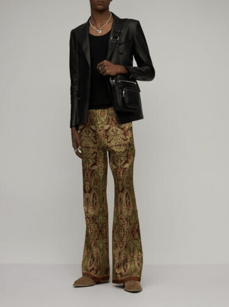 Amiri $1300 Amiri Tapestry Print Flare Pant Size US 30 / EU 46 - 1 Thumbnail