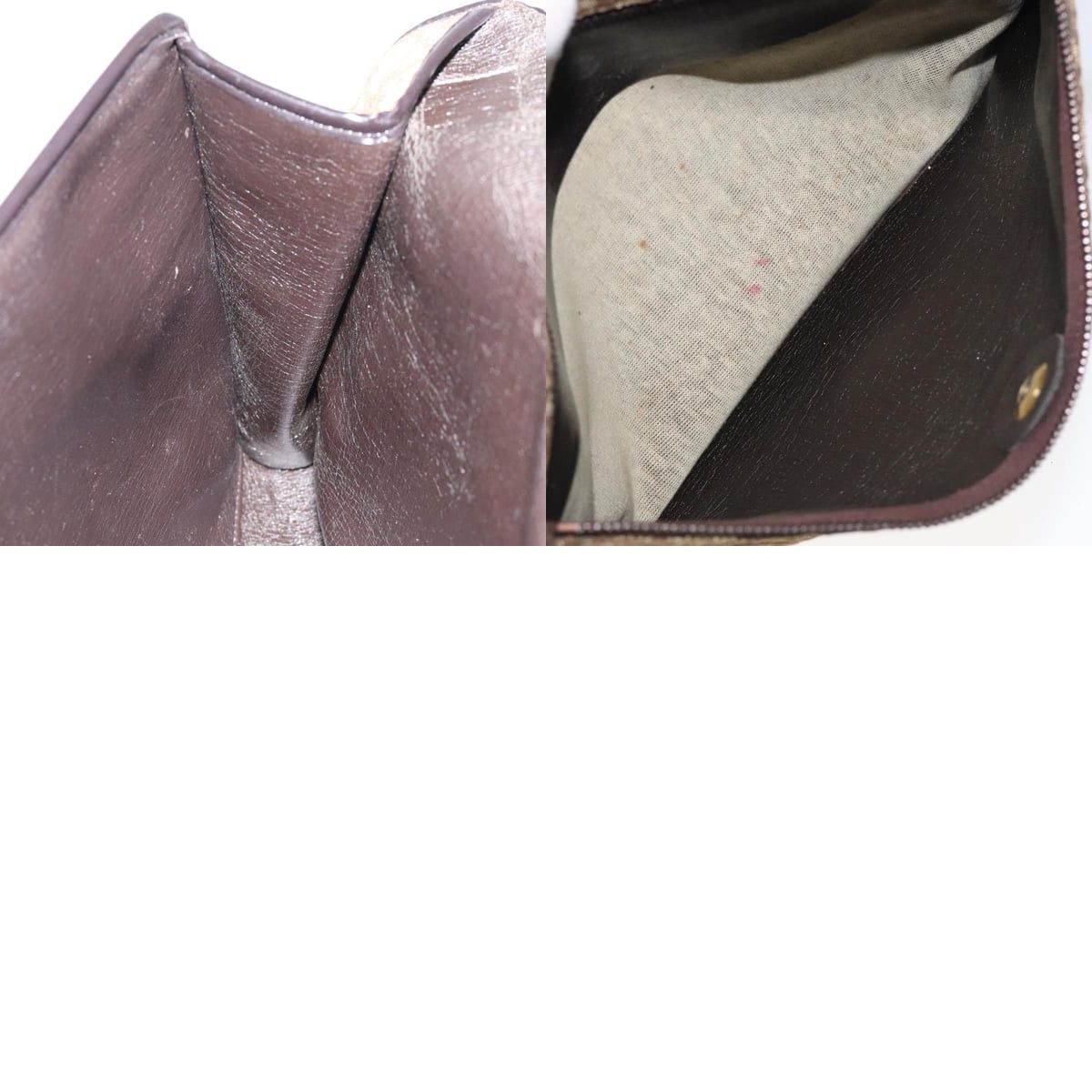 Dior DIOR Trotter Canvas Shoulder Bag Brown Gold Size ONE SIZE - 12 Thumbnail