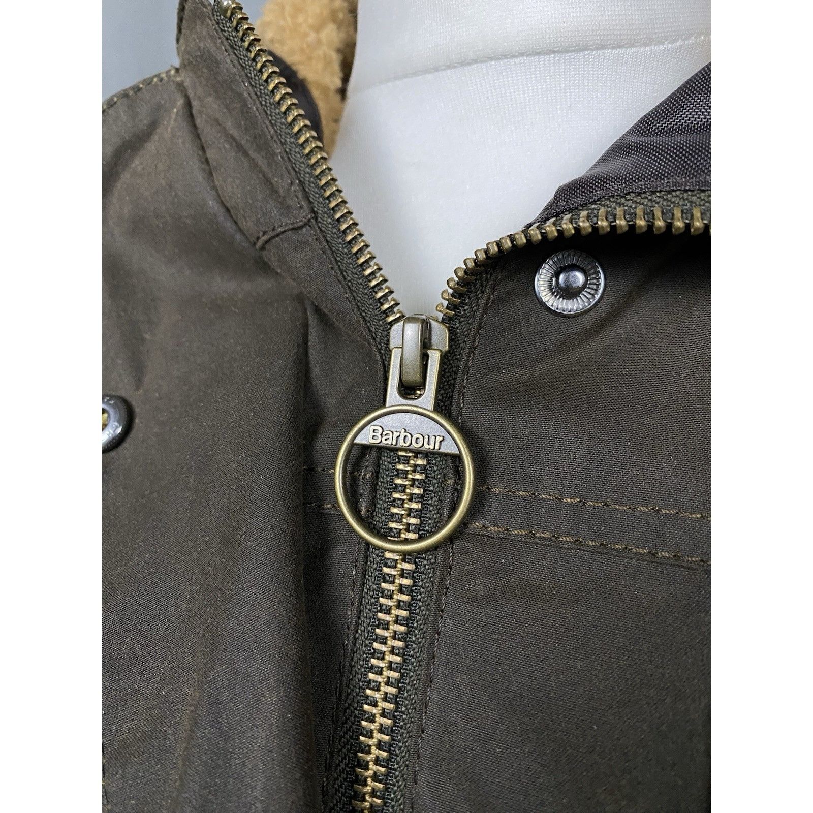 Barbour Barbour Winter Force Women's Brown Insulated Waxed Parka Jac Size XL / US 12-14 / IT 48-50 - 8 Thumbnail