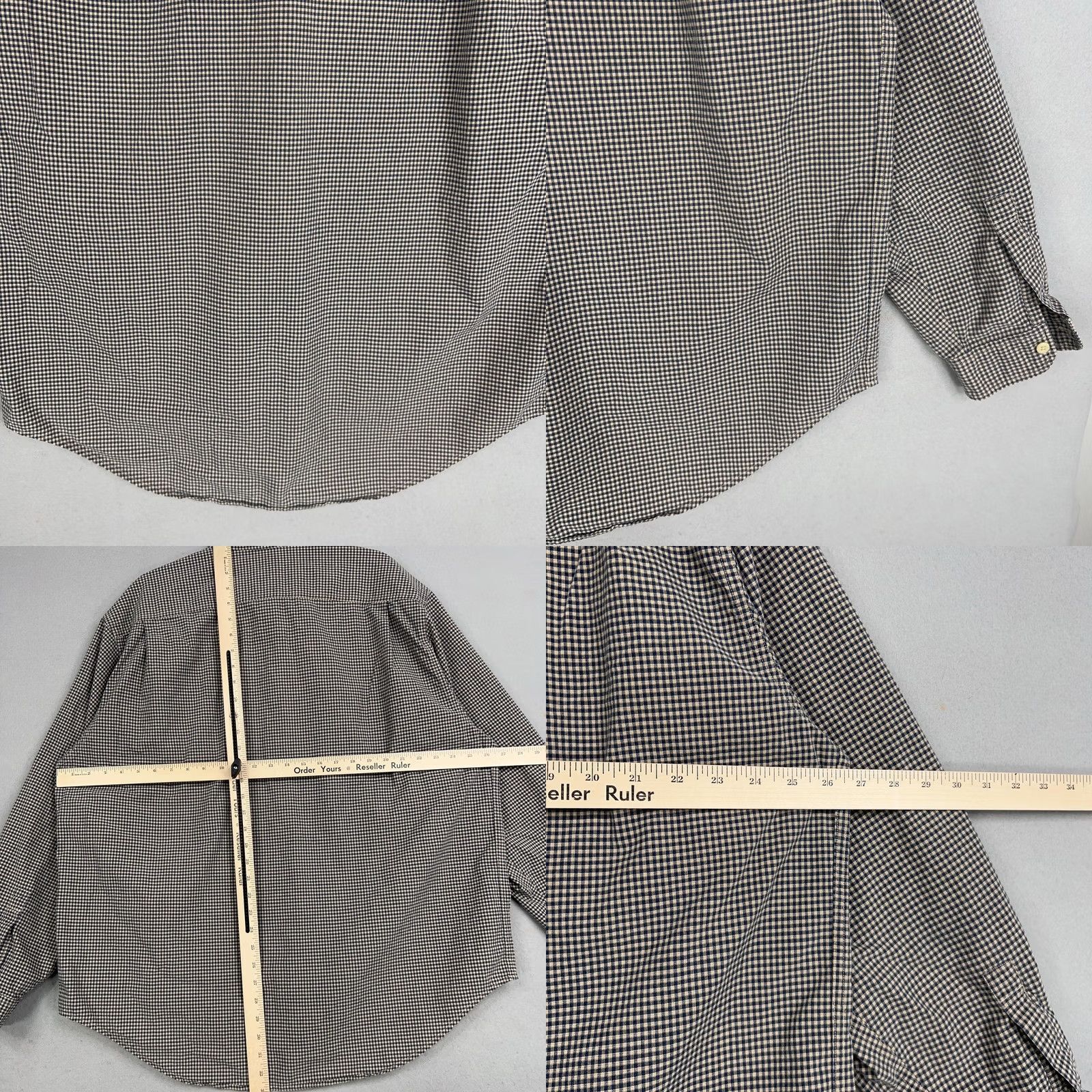 Abercrombie & Fitch VINTAGE Abercrombie & Fitch Shirt Mens Large Blue Beige Plaid Casual Cabin Outdoor Size US L / EU 52-54 / 3 - 8 Thumbnail