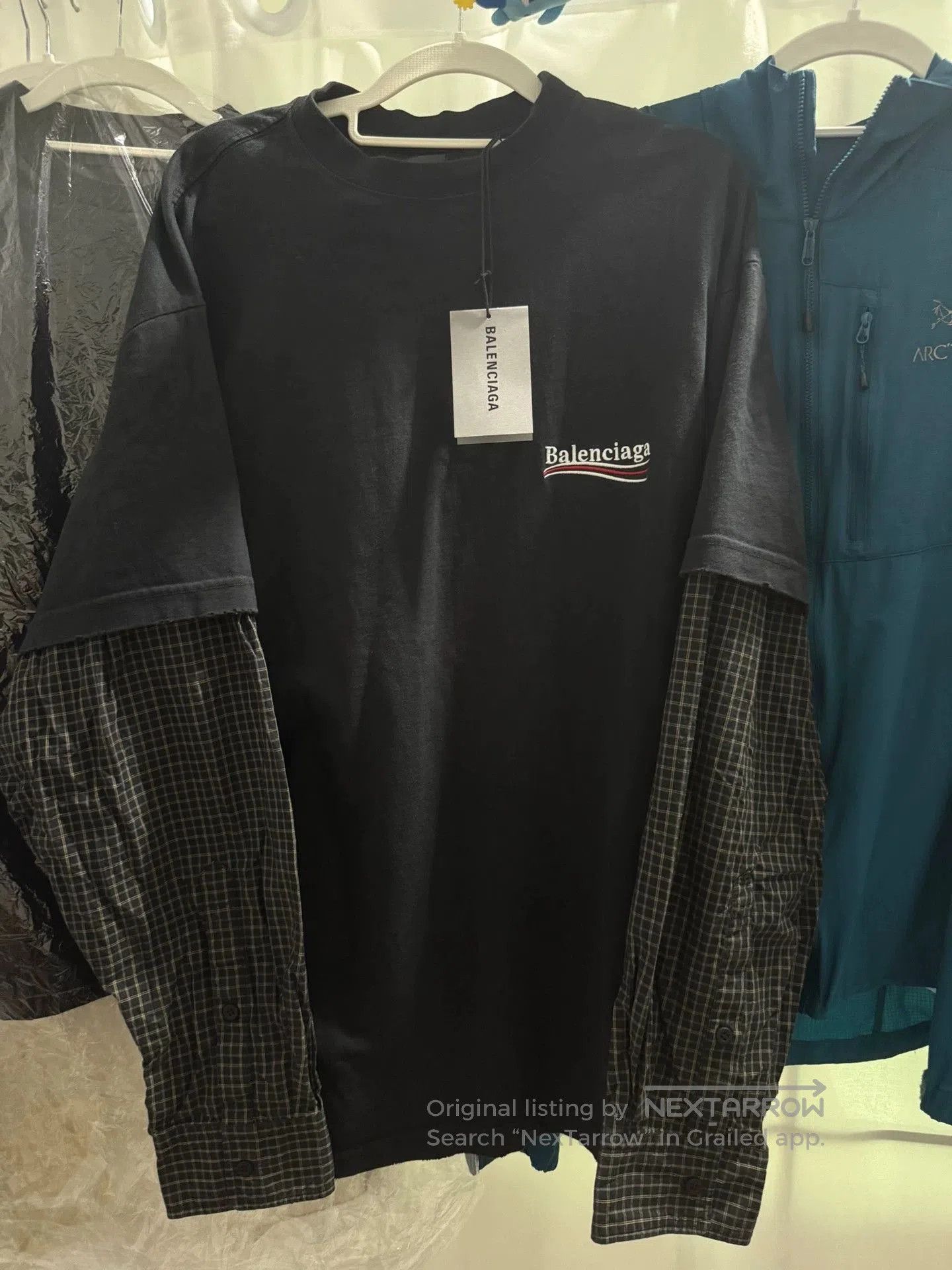 Balenciaga Balenciaga 23ss Coke Embroidery LS Top. Size US M / EU 48-50 / 2 - 2 Thumbnail