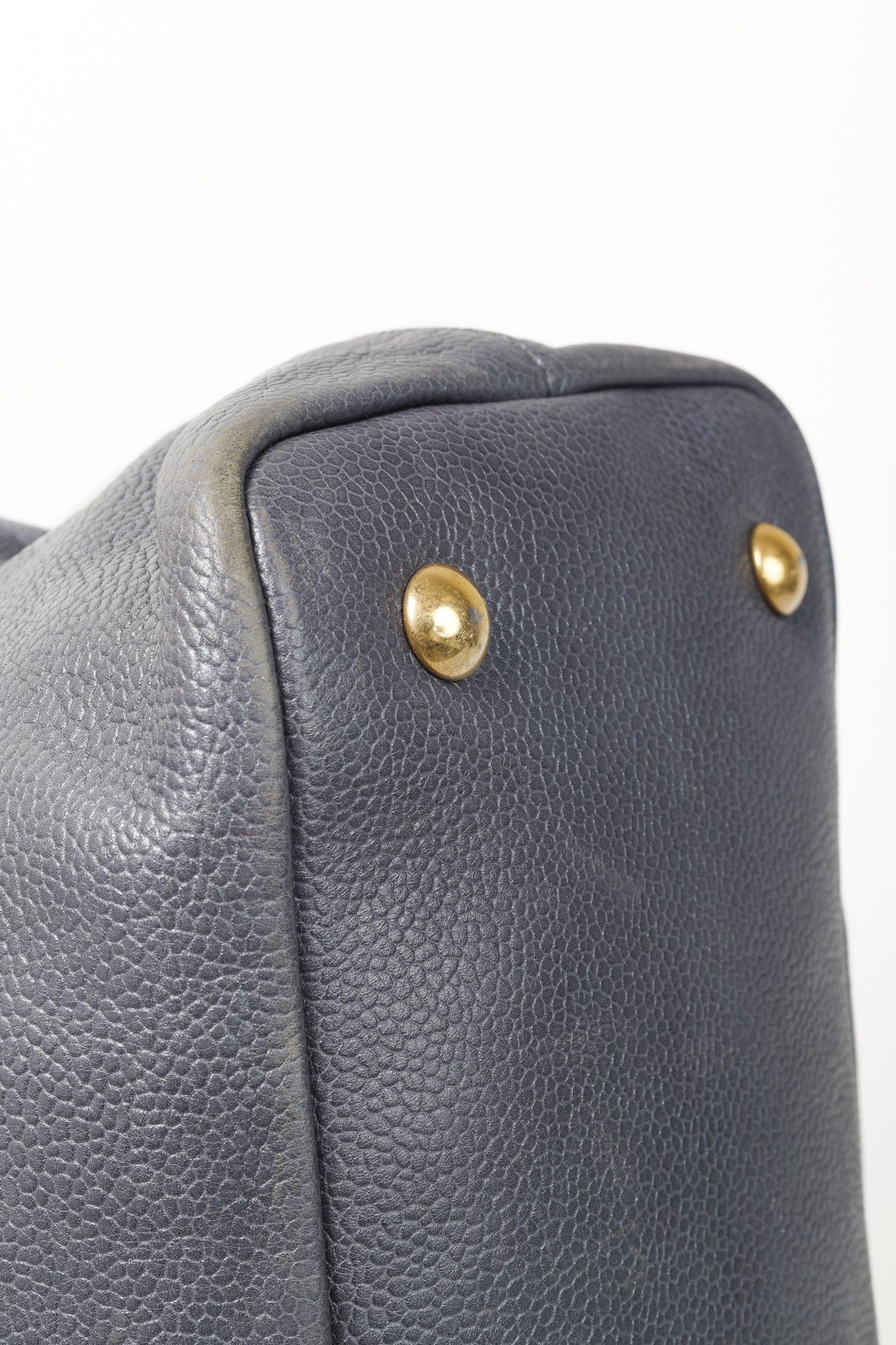 Yves Saint Laurent Yves Saint Laurent Grey Pebbled-Leather Braided-Strap Tote Size ONE SIZE - 7 Thumbnail
