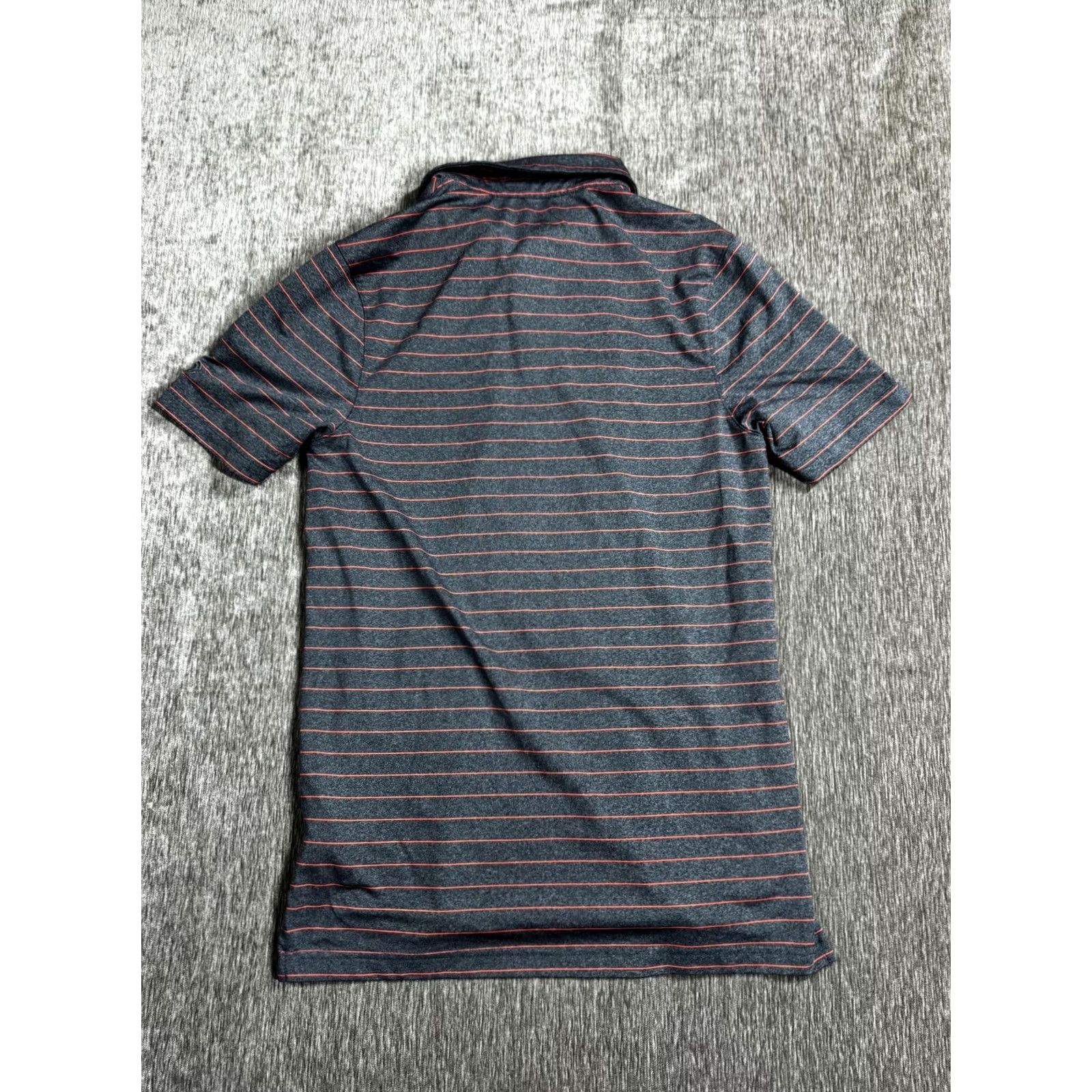 Champion Champion Polo Shirt Mens Small Gray Striped Stretch Performance Golf Casual Size US S / EU 44-46 / 1 - 8 Thumbnail