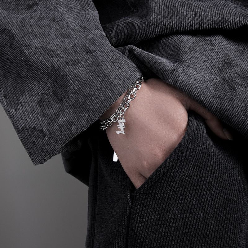 Jewelry Rare Bracelet Y2K Punk Chain Gotch Bracelets Chains Size ONE SIZE - 1 Thumbnail