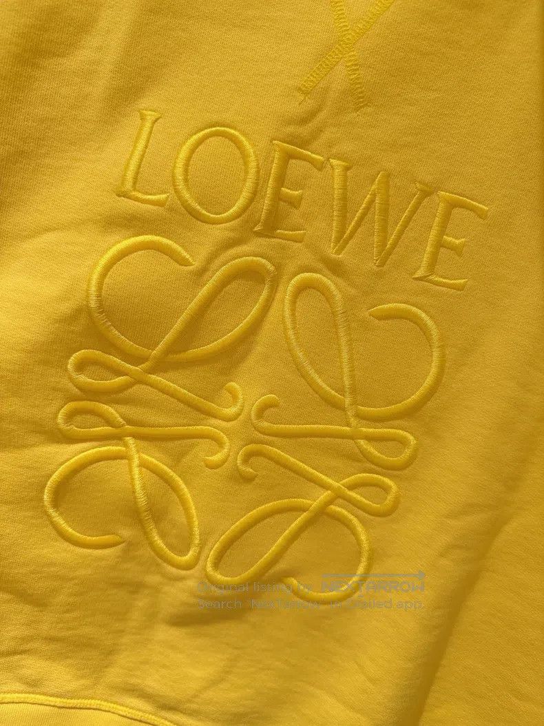 Loewe Loewe Embroidered Logo Yellow Patchwork Hoodie Size S / US 4 / IT 40 - 6 Thumbnail