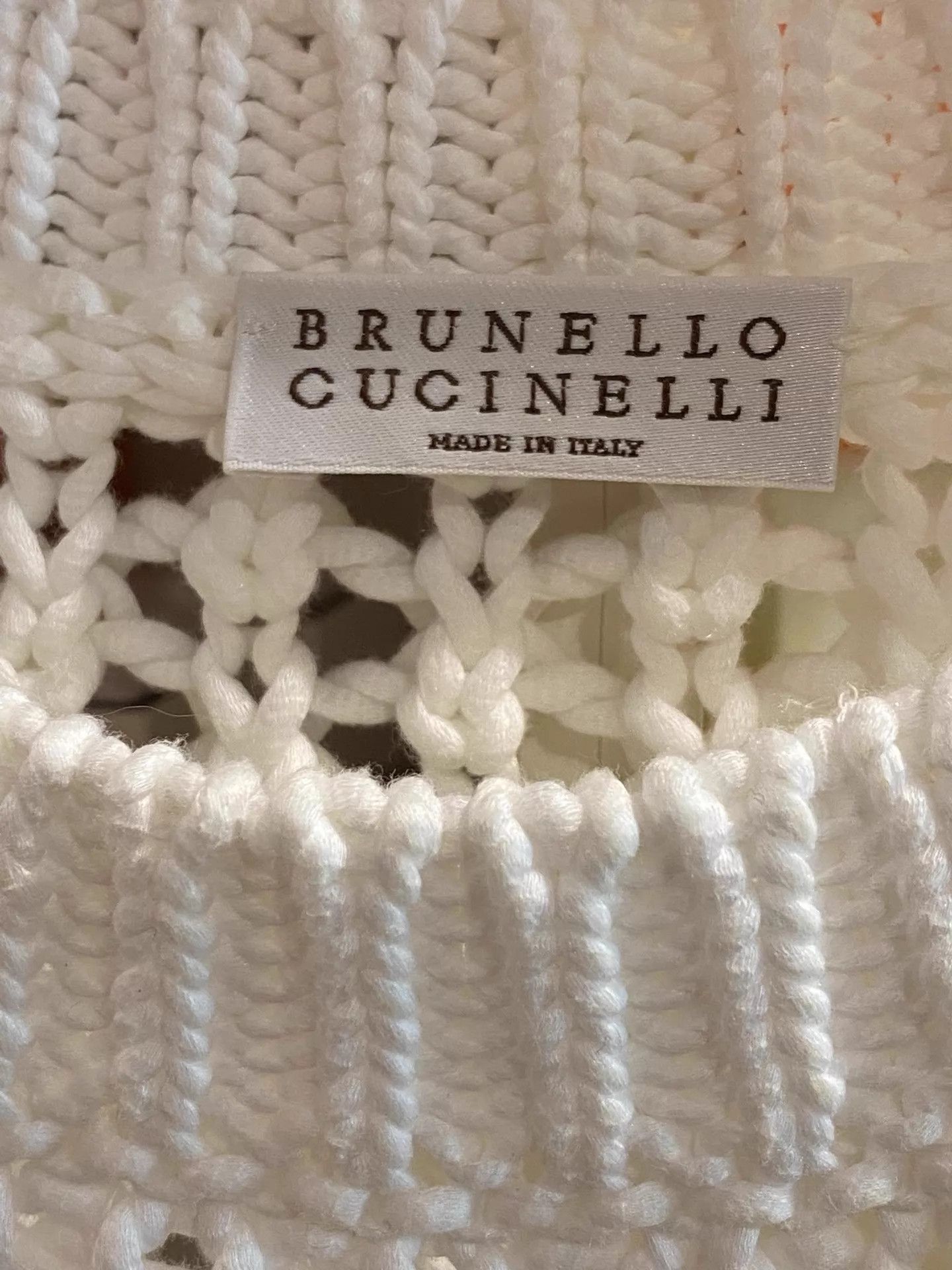 Brunello Cucinelli Brunello Cucinelli BC Oversized Openwork Vest XS Size XS / US 0-2 / IT 36-38 - 3 Thumbnail