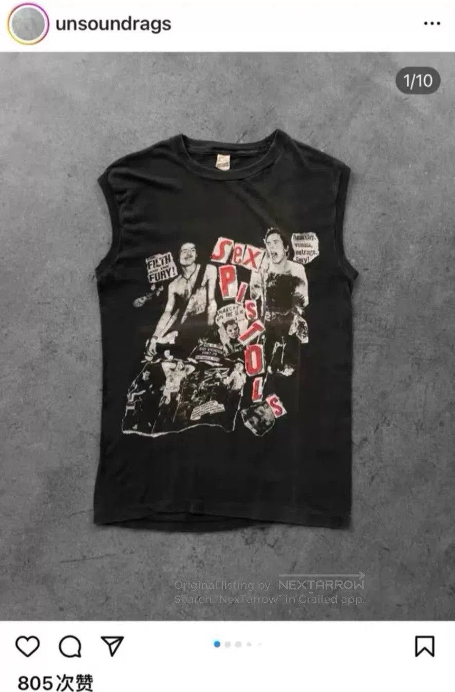 Vintage Vintage 90s Sex Pistols Tee. Size US M / EU 48-50 / 2 - 6 Thumbnail