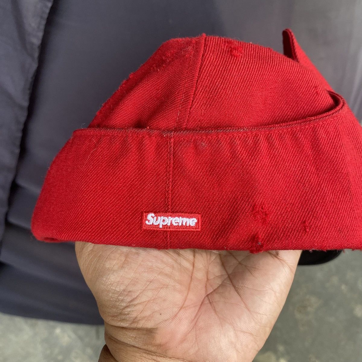Supreme New era Supreme vintage 2008 box logo windstopper earflap Size 38 - 8 Thumbnail
