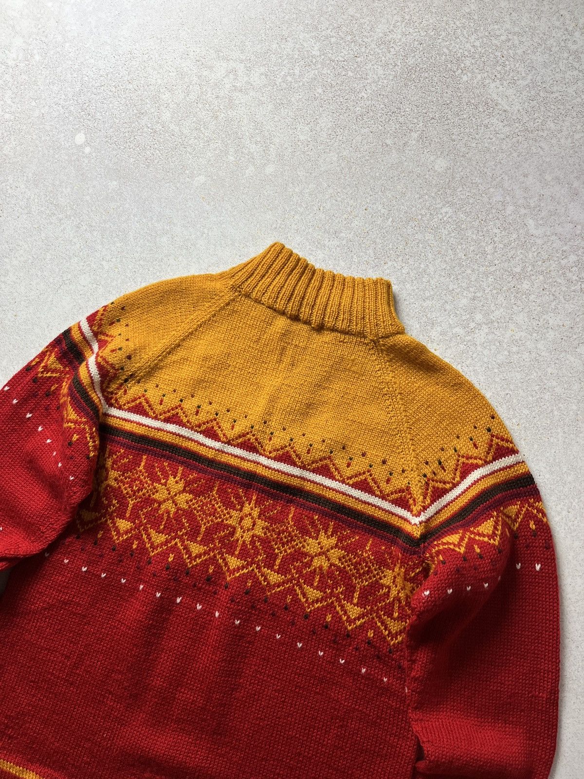 Dale Of Norway DDP DALE OF NORWAY GARN 2007 Snowflakes1/4 Zip Ski Sweater Size M / US 6-8 / IT 42-44 - 6 Thumbnail