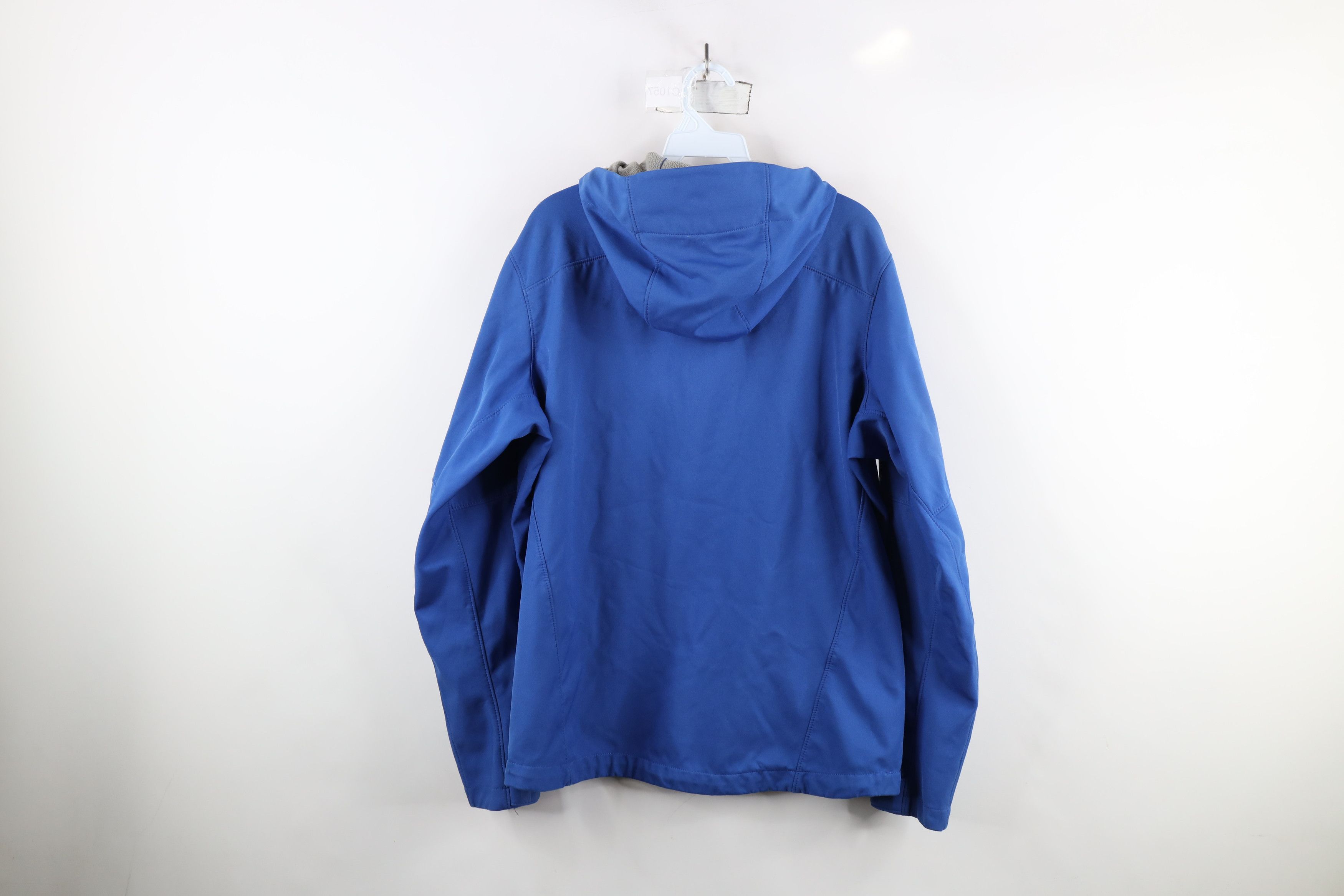 Mountain Hardwear × Vintage Vintage Mountain Hardwear Hooded Soft Shell Jacket Blue Size US L / EU 52-54 / 3 - 13 Thumbnail