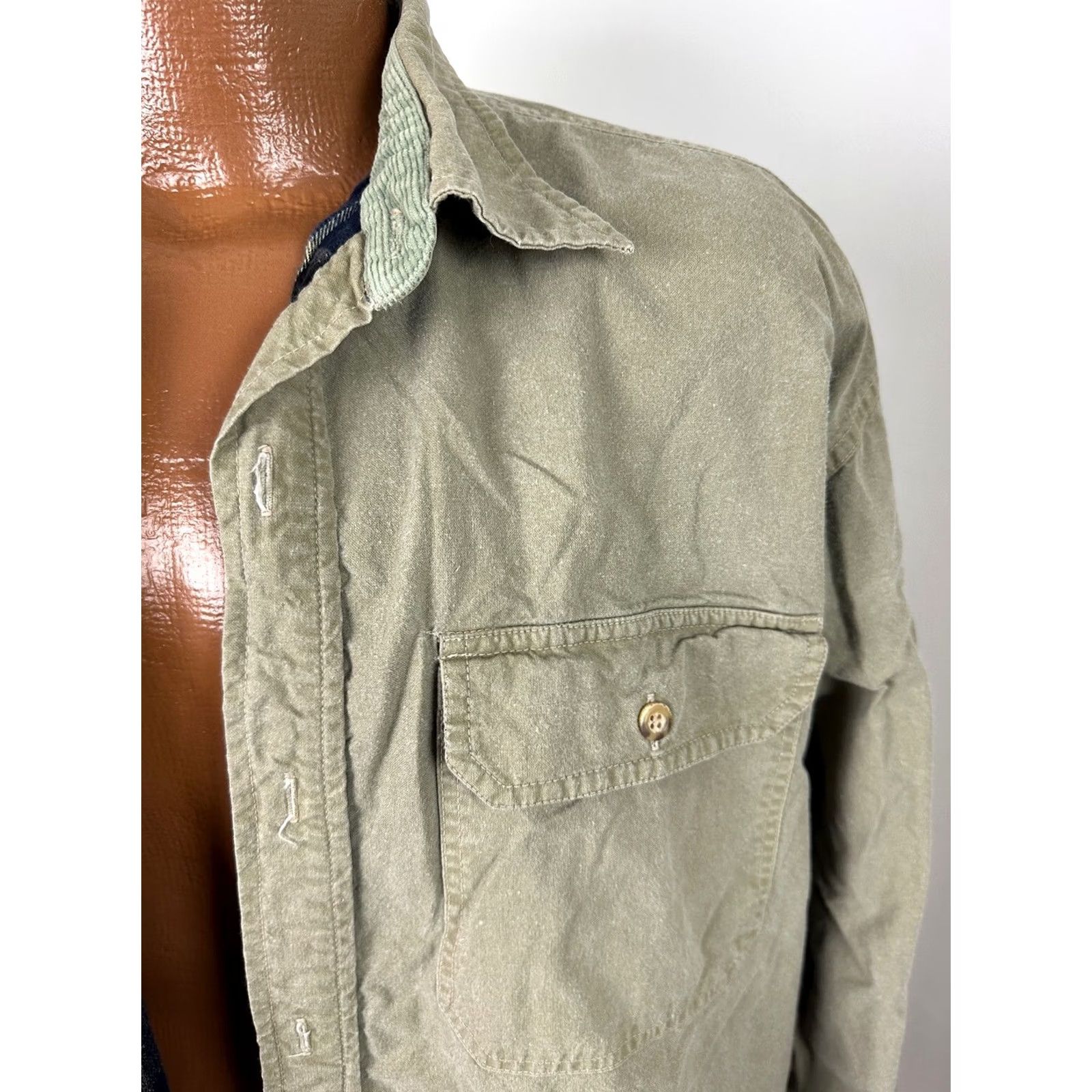 Vintage VINTAGE Native Habitat Planet Earth Shirt Jacket Men XL Barn Chore Button Up Outdoors Size US XL / EU 56 / 4 - 3 Thumbnail