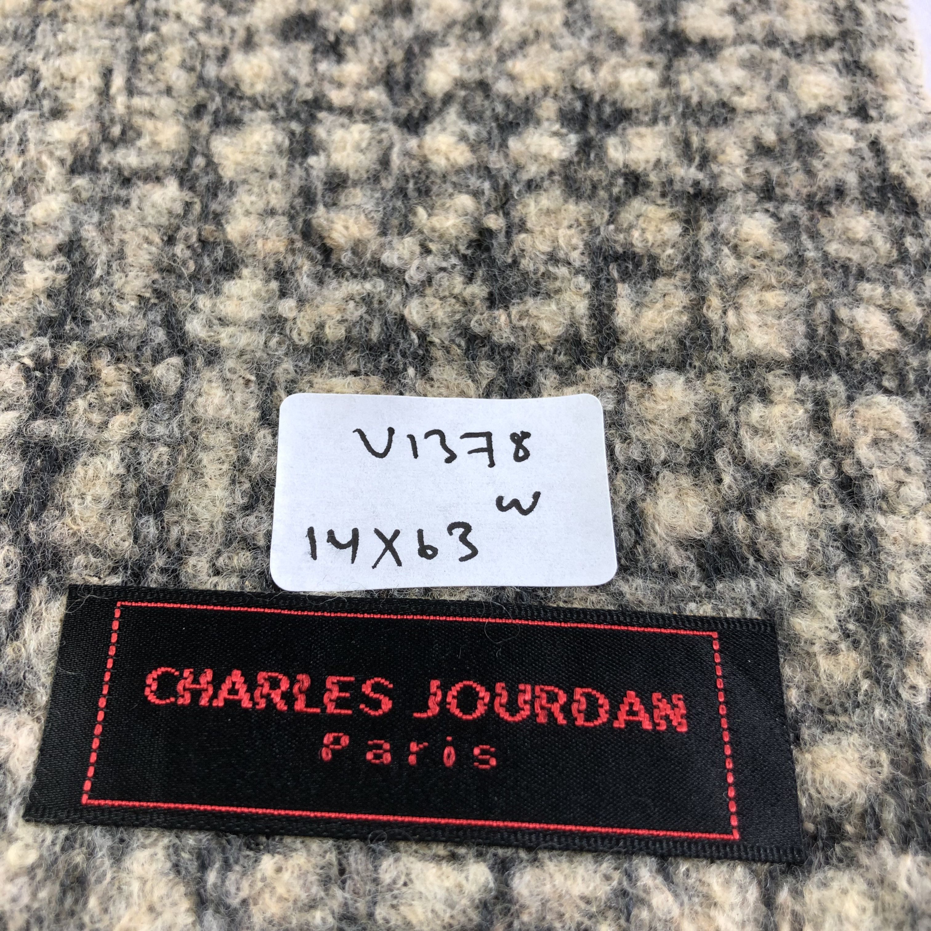 Charles Jourdan Charles Jourdan Wool Scarf Muffler V1378 Size ONE SIZE - 5 Thumbnail