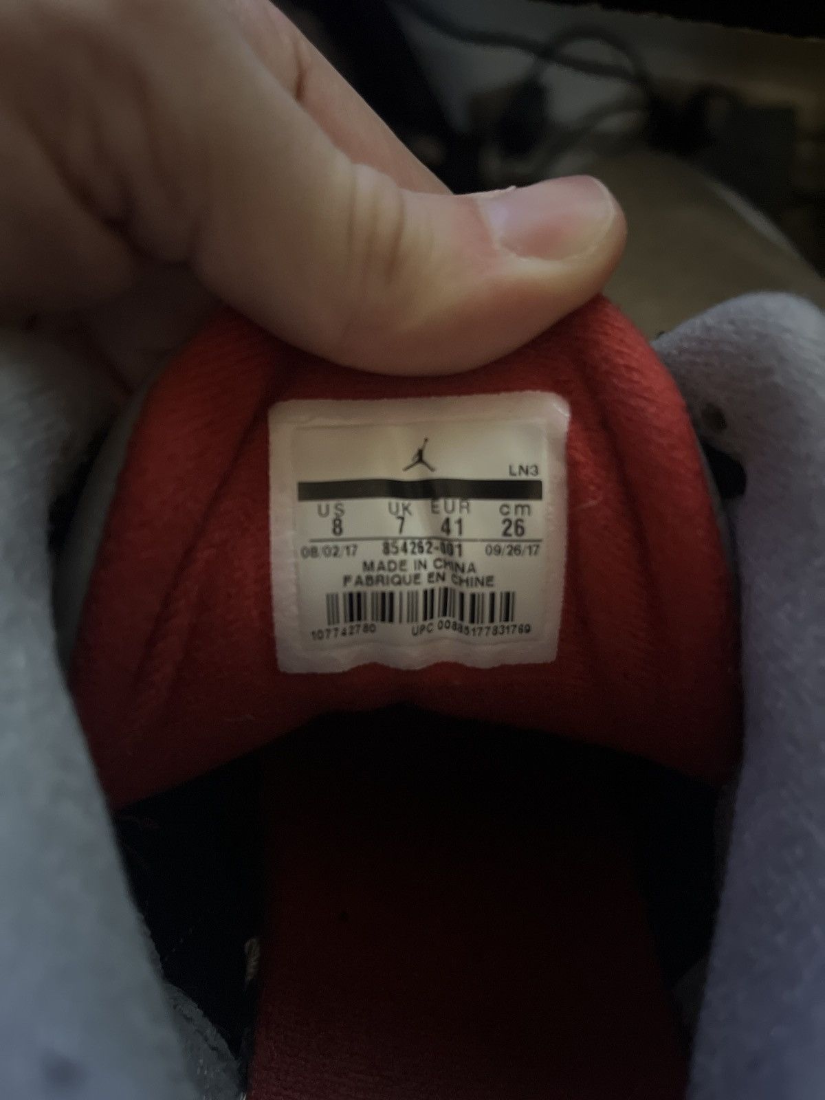 Jordan Brand Jordan 3 Black Cement Size US 8 / EU 41 - 8 Thumbnail
