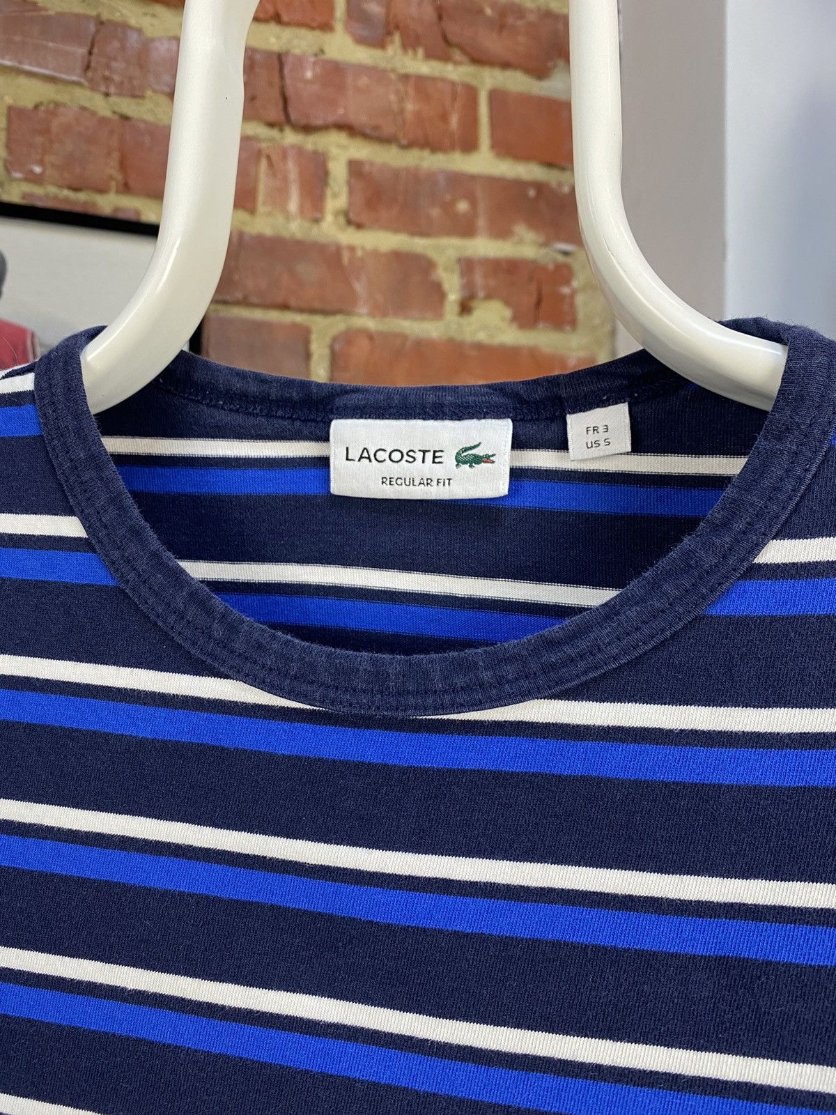 Lacoste Lacoste Striped T-Shirt Size US S / EU 44-46 / 1 - 4 Thumbnail