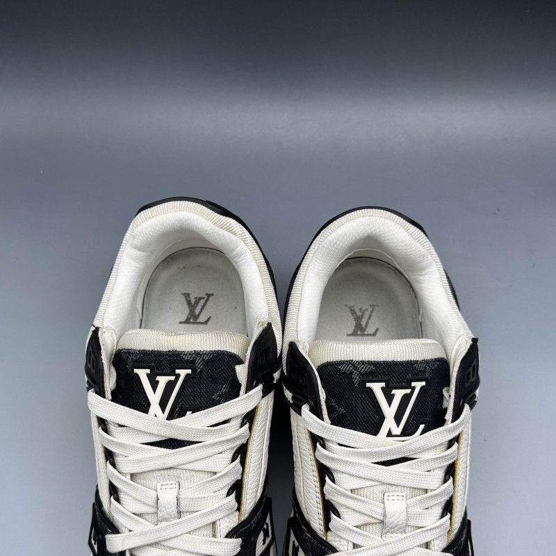Louis Vuitton Louis Vuitton Panda Print Low Top Fashion Sneakers -2508 Size US 8 / EU 41 - 8 Thumbnail