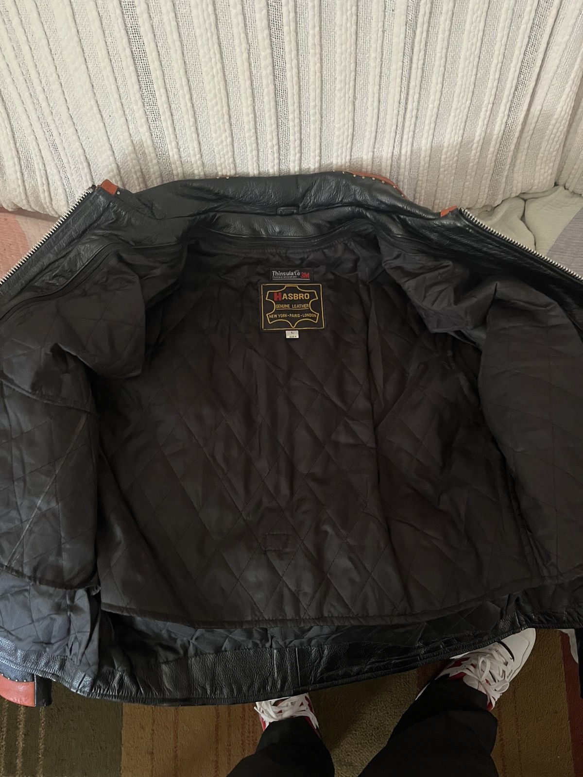 Vintage 2002 Vintage Leather Hasbro Jacket Size US L / EU 52-54 / 3 - 5 Thumbnail