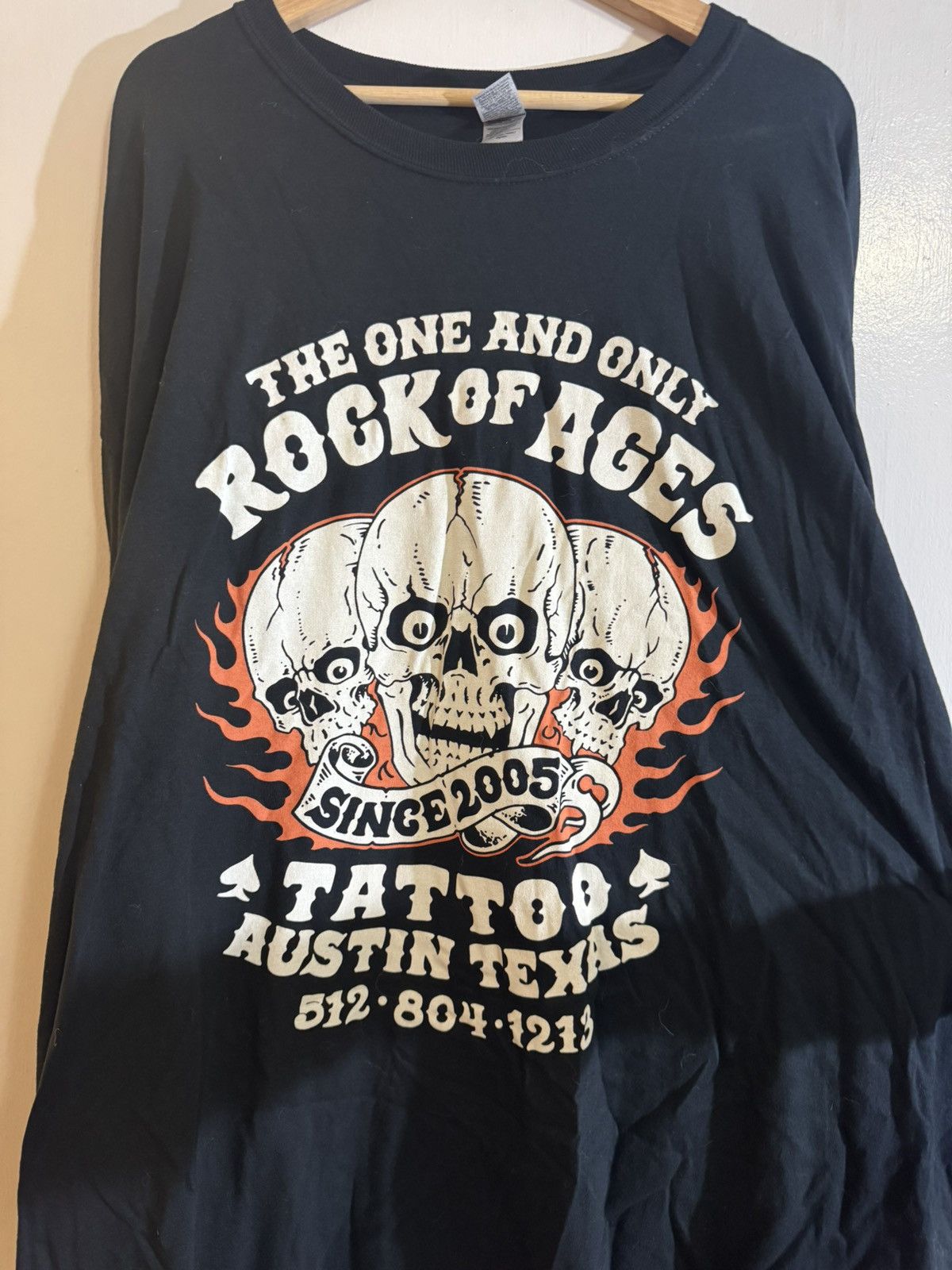 Vintage Vintage Rock of Ages Tattoo Shirt XXXL Size US XXL / EU 58 / 5 - 2 Thumbnail