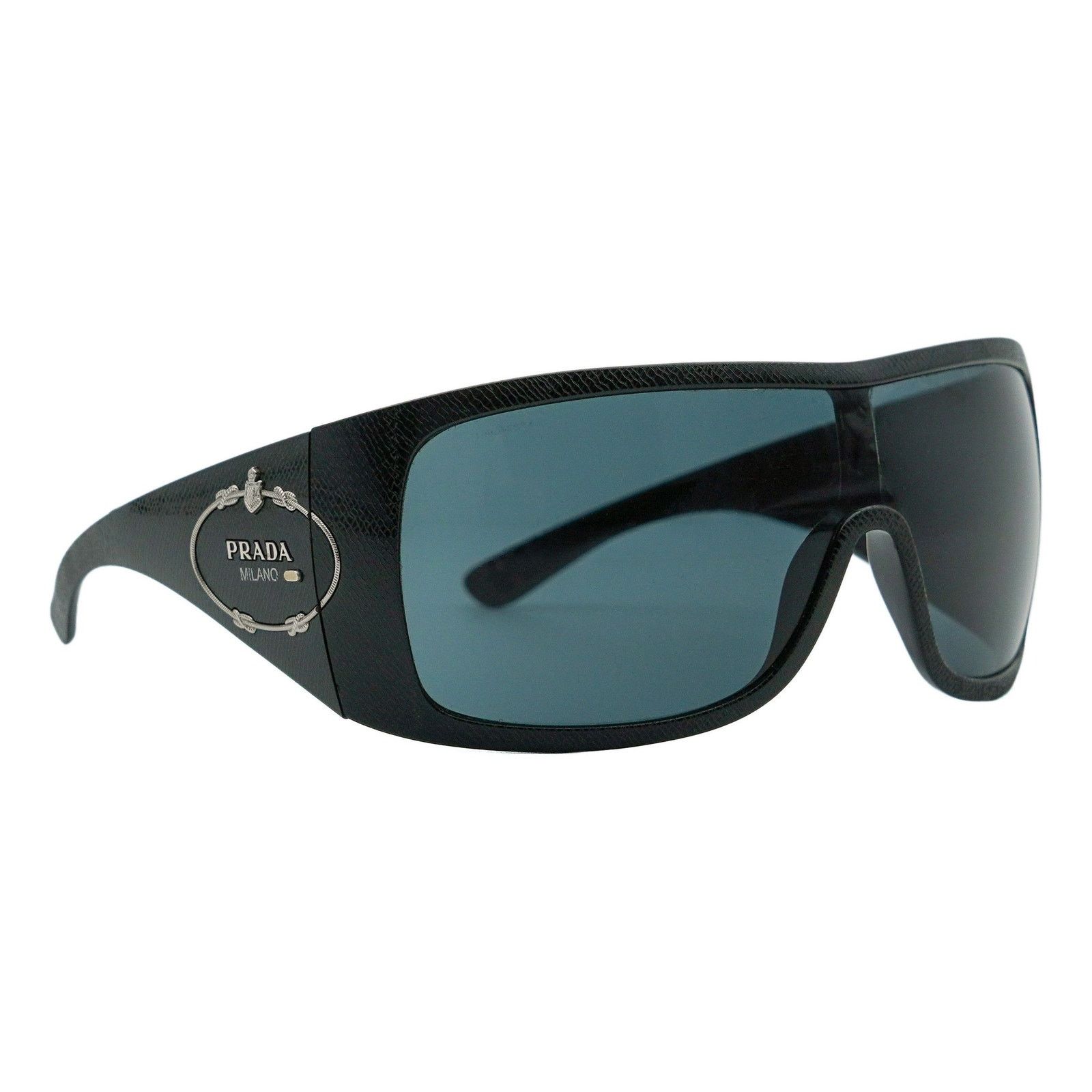 Designer × Prada × Vintage 2000s Prada Sunglasses Chrome Wave SPR