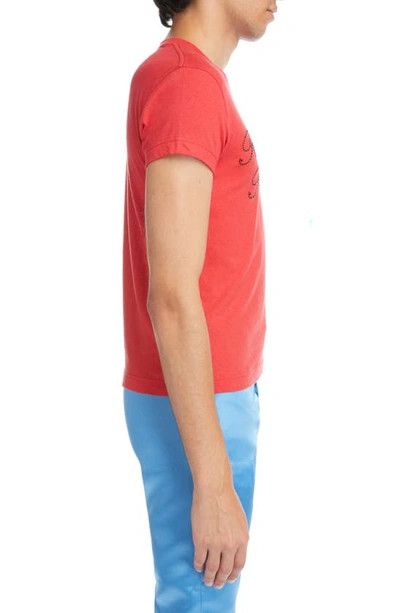 Acne Studios o1y0824 T-Shirt In Cardinal Red Size US XL / EU 56 / 4 - 3 Thumbnail