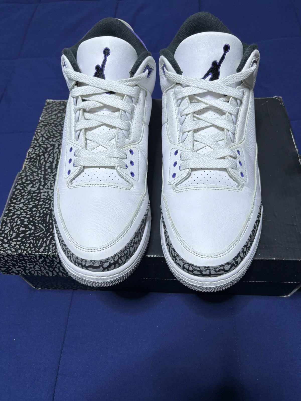 Jordan Brand Jordan 3 Retro Dark Iris 2022 Size 13 Size US 13 / EU 46 - 1 Thumbnail