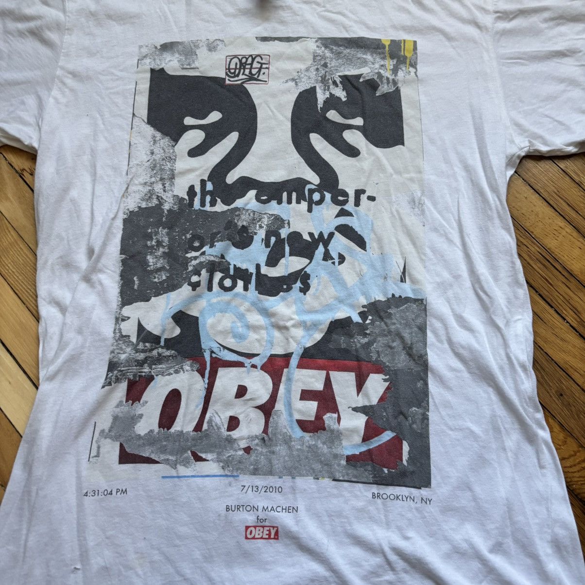 Obey Vintage Avant-Garde Obey T-Shirt Size US M / EU 48-50 / 2 - 3 Thumbnail