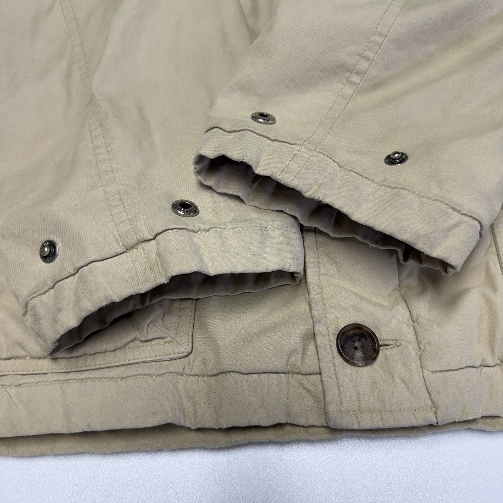 Polo Ralph Lauren Polo Ralph Lauren Jacket Mens Medium 25x30 Tan Full Zip Insu Size US M / EU 48-50 / 2 - 3 Thumbnail